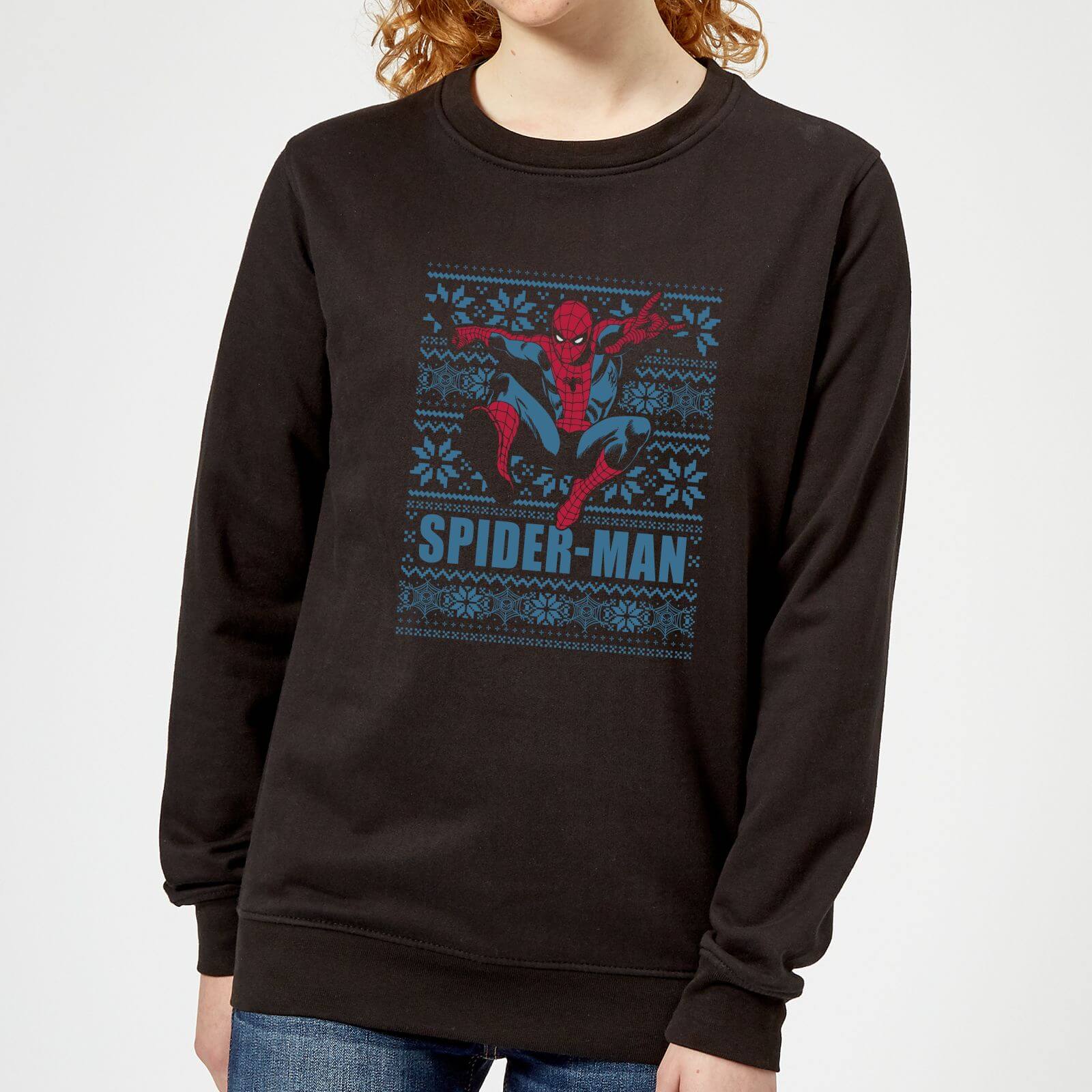 

Marvel Spider-Man Maglione Natalizio Donna - Nero - XL