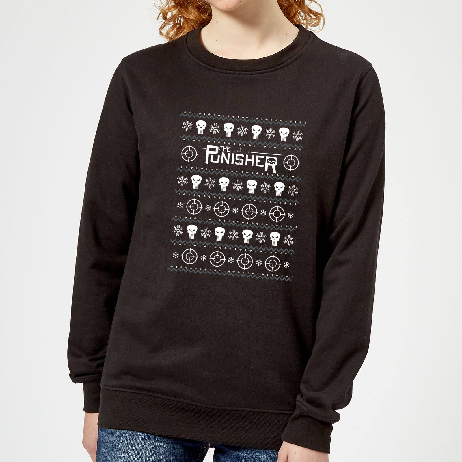 

Marvel Punisher Maglione Natalizio Donna - Nero - L - Nero