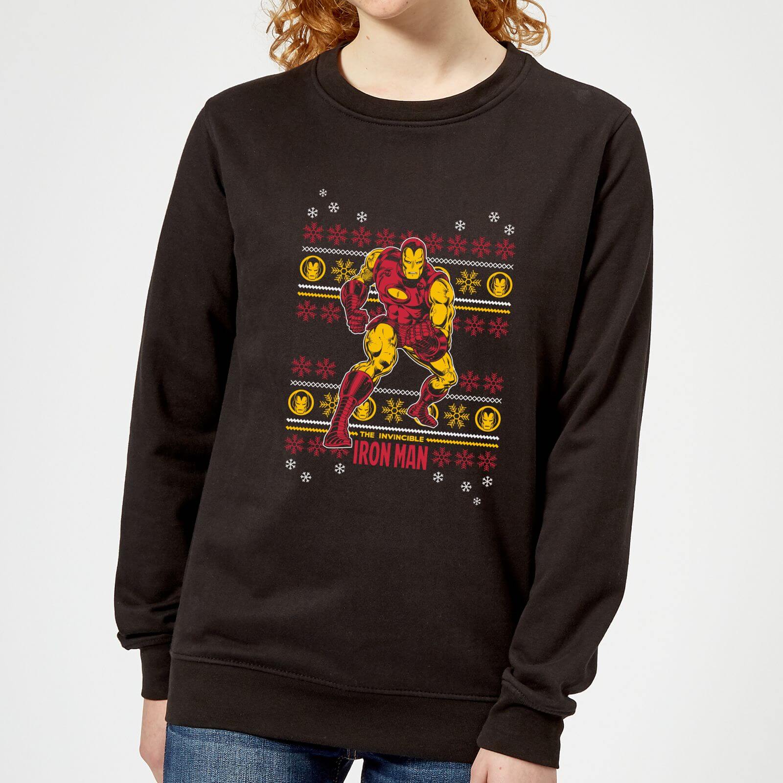 

Marvel Iron Man Maglione Natalizio Donna - Nero - L