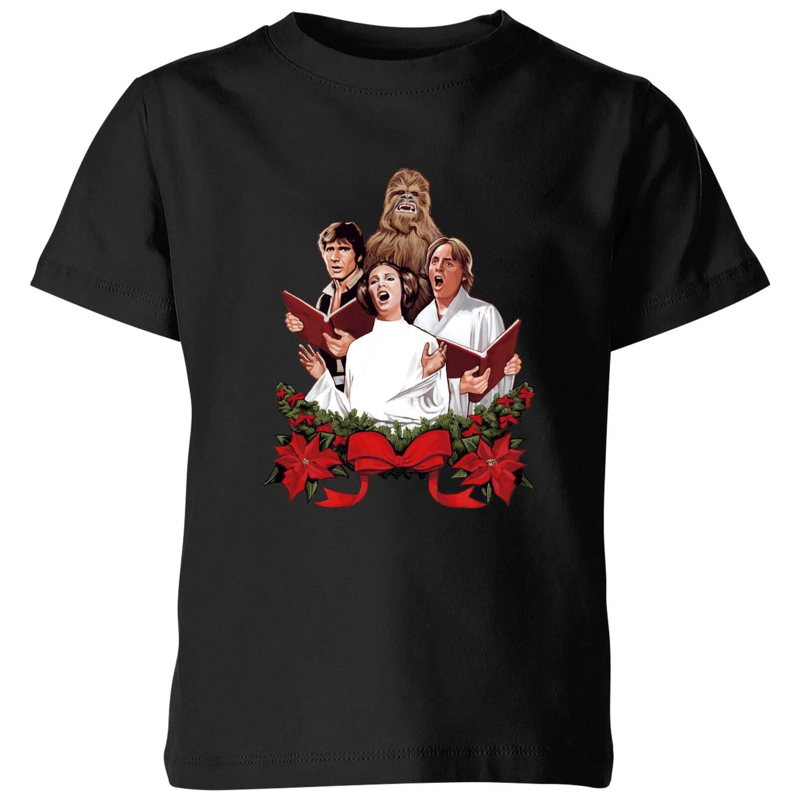 

T-Shirt Star Wars Jedi Carols Christmas- Nero - Bambini - 3-4 Anni - Nero