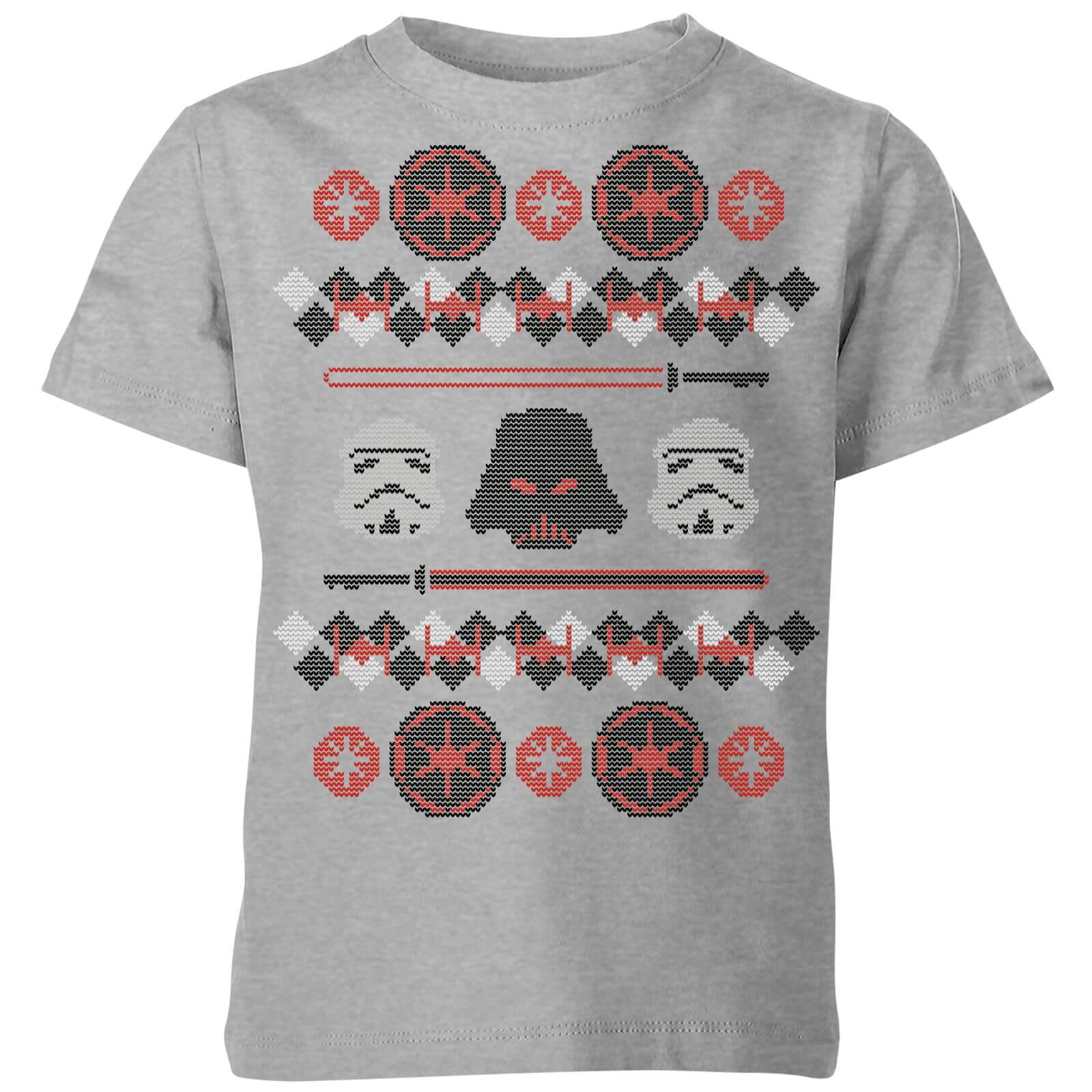 

T-Shirt Star Wars Empire Knit Christmas- Grigio - Bambini - 3-4 Anni - Grigio