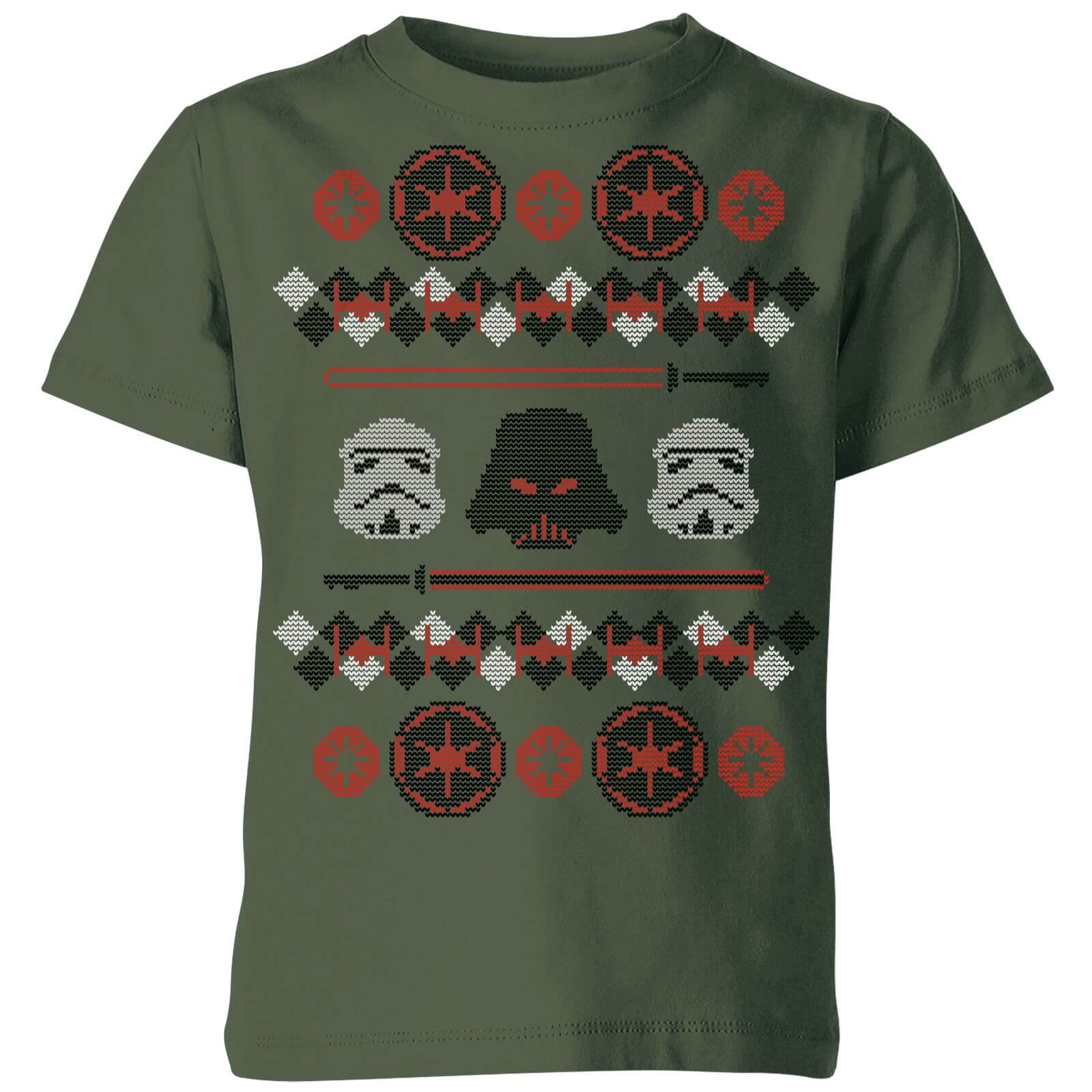 

T-Shirt Star Wars Empire Knit Christmas - Forest Green - Bambini - 3-4 Anni