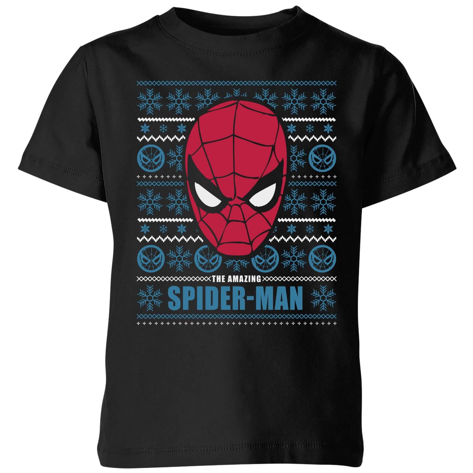 Marvel Spider-Man Kids' Christmas T-Shirt - Black - 5-6 Jahre