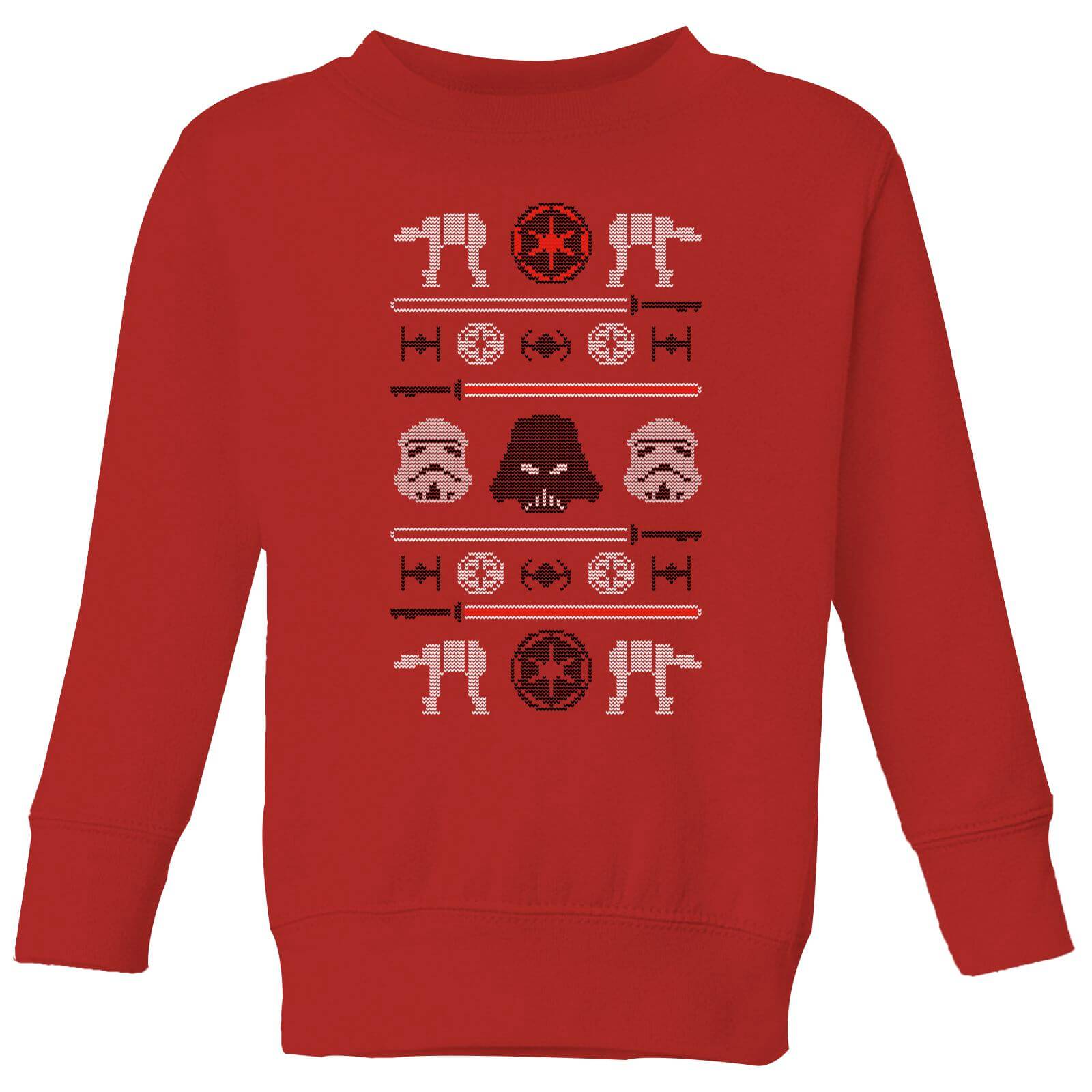 

Star Wars Imperial Knit Maglione Natalizio Bambino - Rosso - 3-4 Anni - Rosso