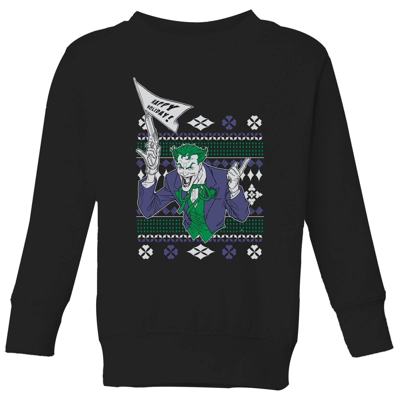 DC Joker Kids' Christmas Sweatshirt - Black - 3-4 Years - Black