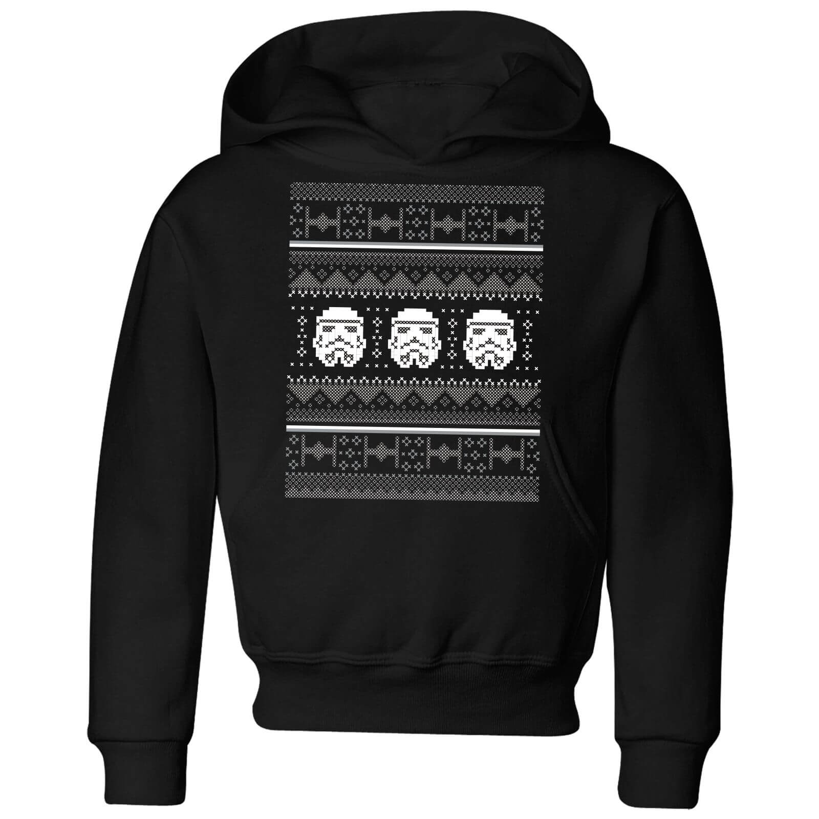 Star Wars Stormtrooper Knit Kids‘ Christmas Hoodie – Black – 3-4 Jahre
