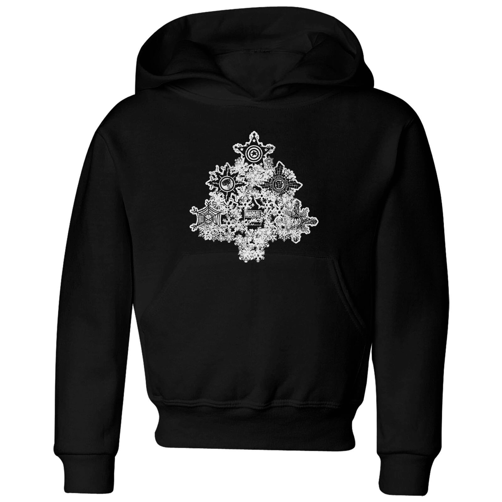

Felpa con cappuccio Marvel Shields Snowflakes Christmas - Nero - Bambini - 11-12 Anni - Nero