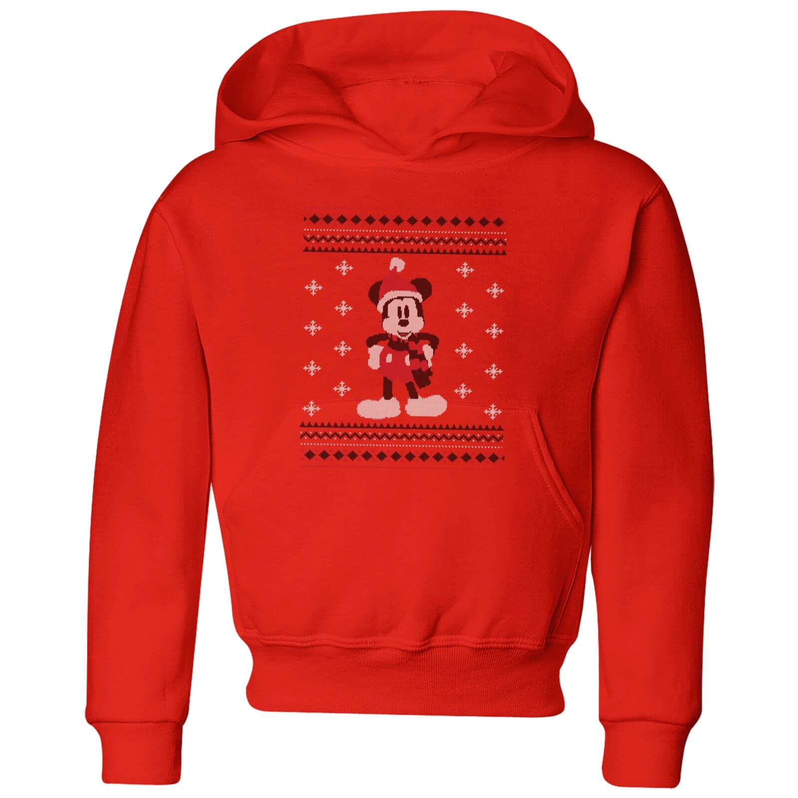 

Felpa con cappuccio Disney Topolino Scarf Christmas - Rosso - Bambini - 3-4 Anni