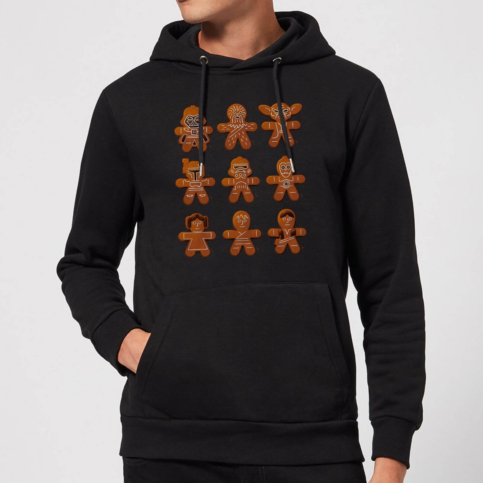 

Felpa con cappuccio Star Wars Gingerbread Characters Christmas- Nero - XL