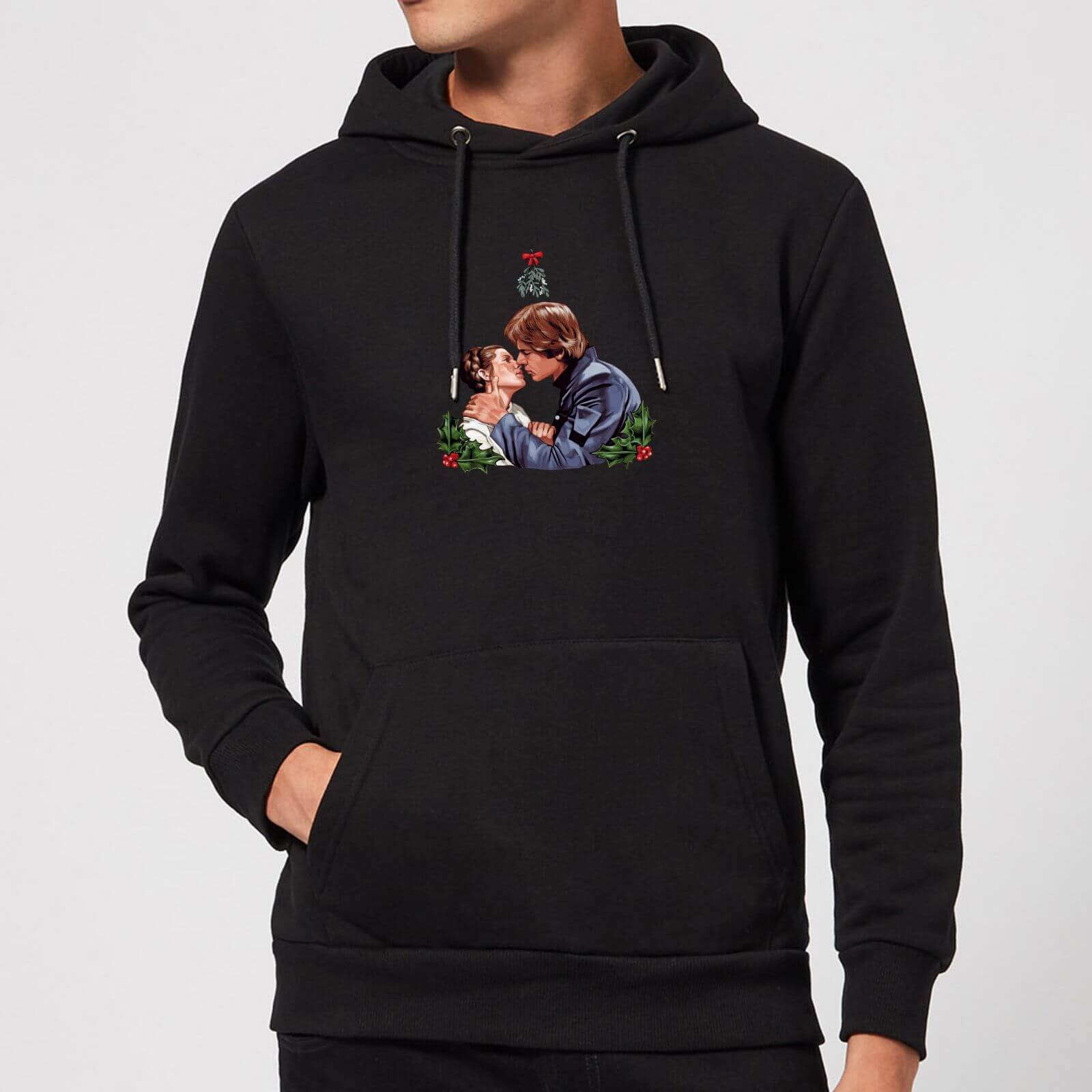 

Felpa con cappuccio Star Wars Mistletoe Kiss Christmas- Nero - XXL - Nero