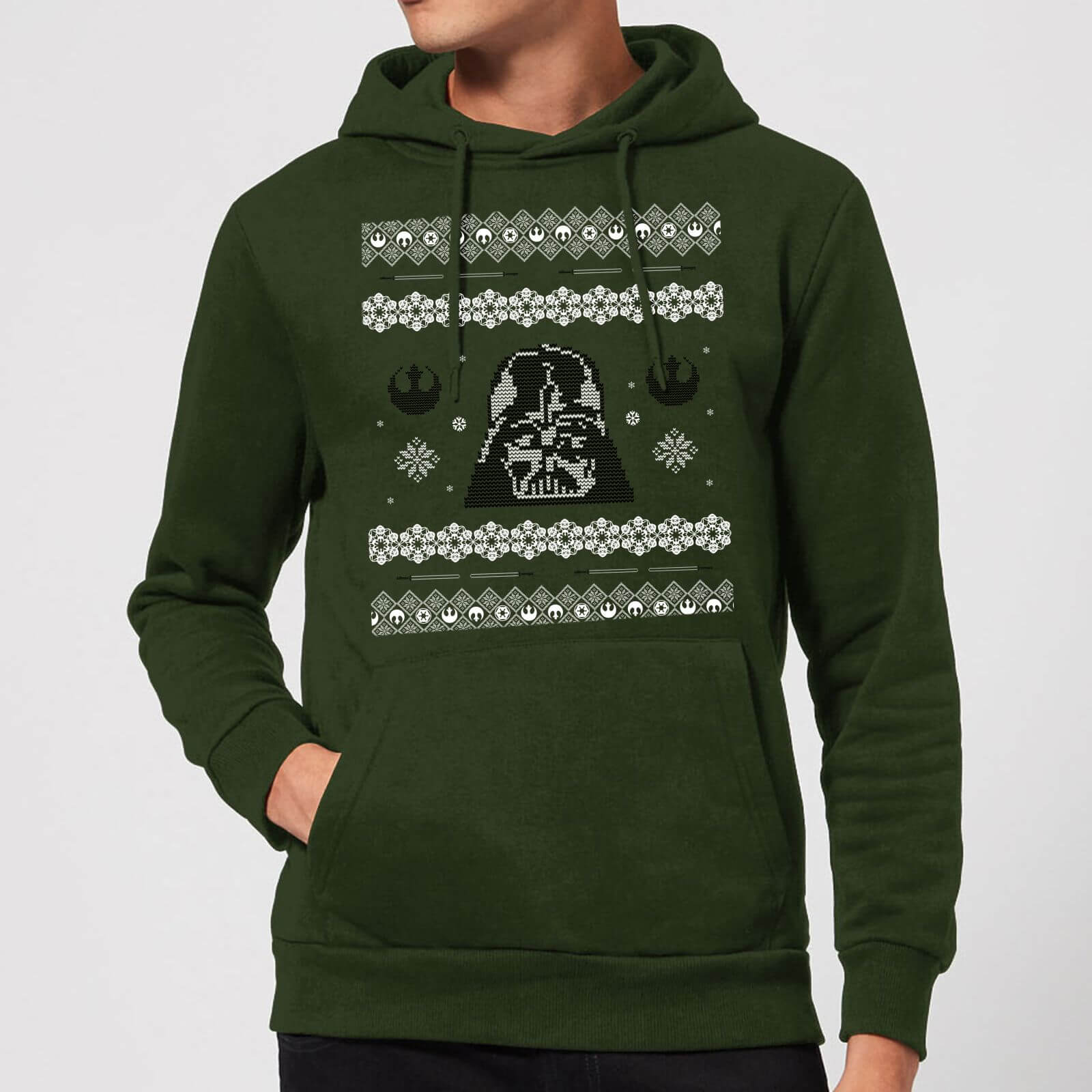 

Felpa con cappuccio Star Wars Darth Vader Knit Christmas - Forest Green - XXL - Forest Green