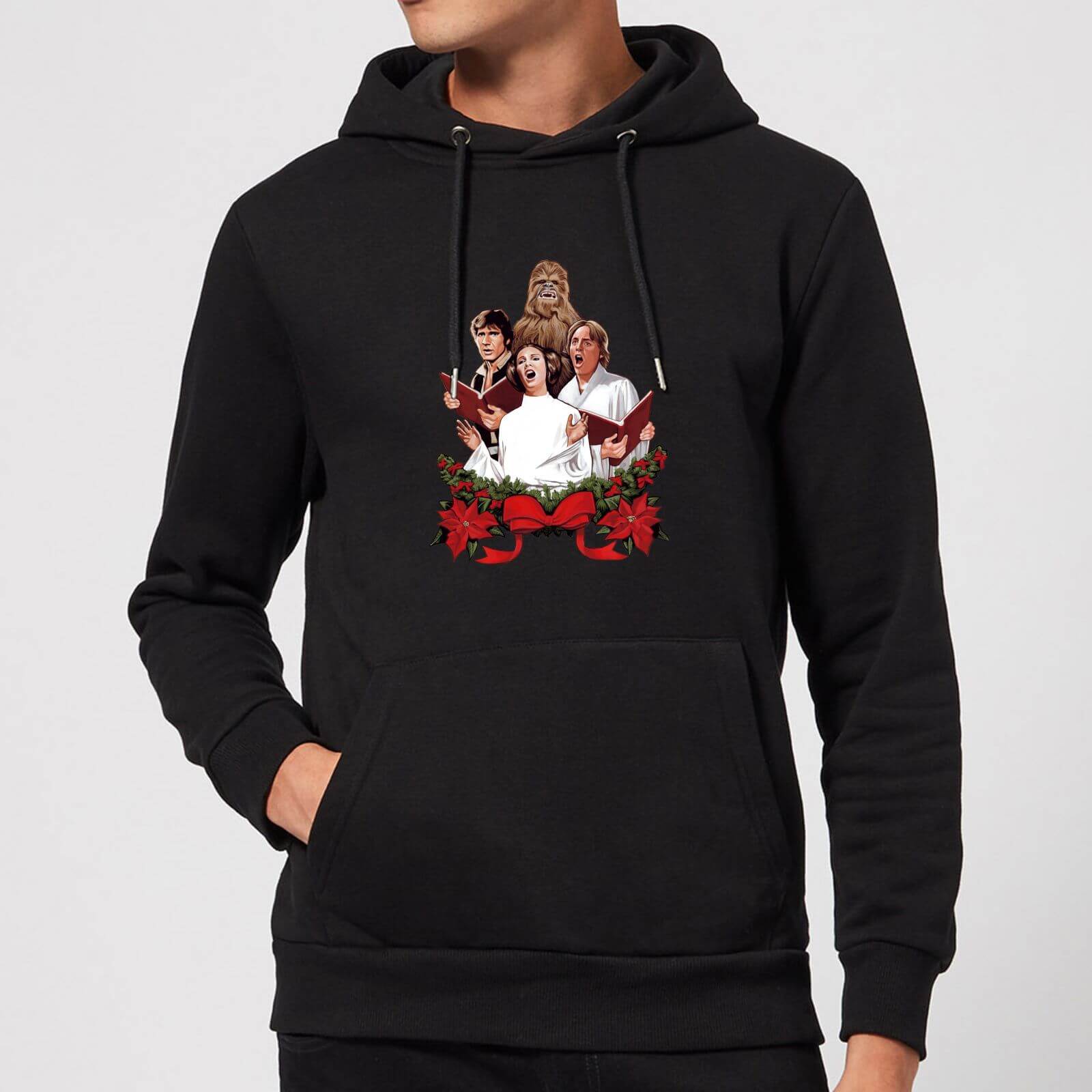 Felpa con cappuccio Star Wars Jedi Carols Christmas- Nero - XXL