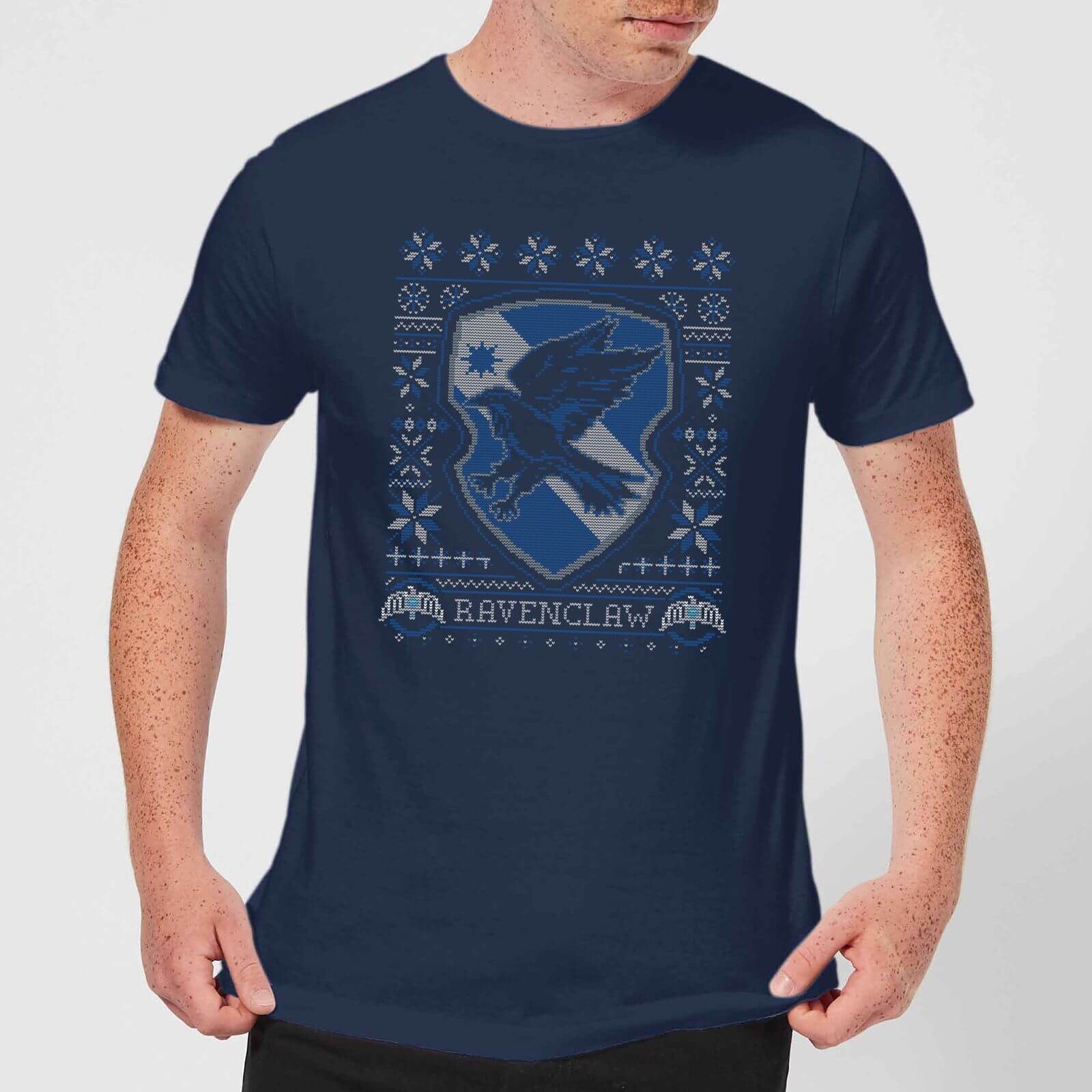 

T-Shirt Harry Potter Corvonero Crest Christmas - Navy - Uomo - XL