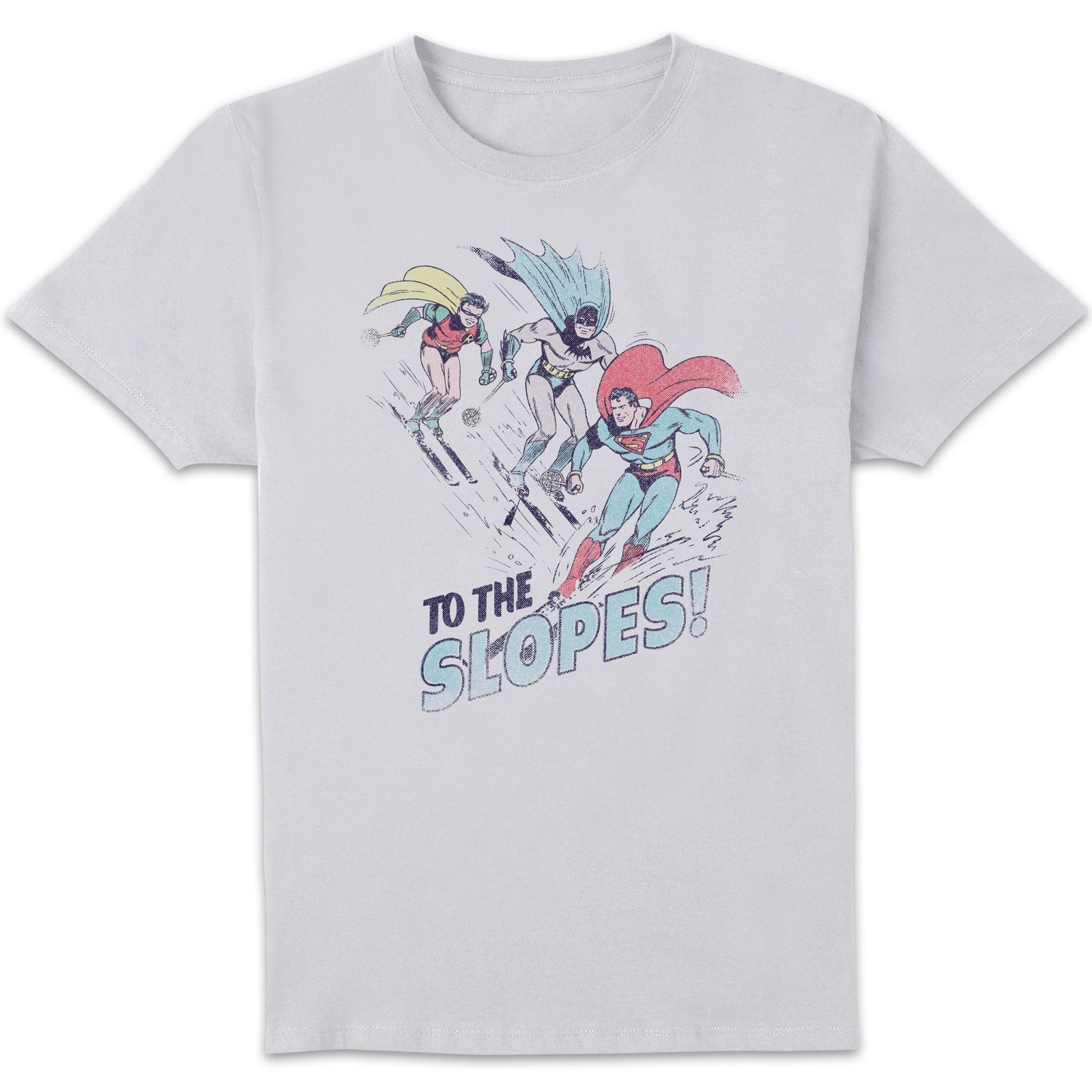 DC To The Slopes! Men's Christmas T-Shirt - White - XXL