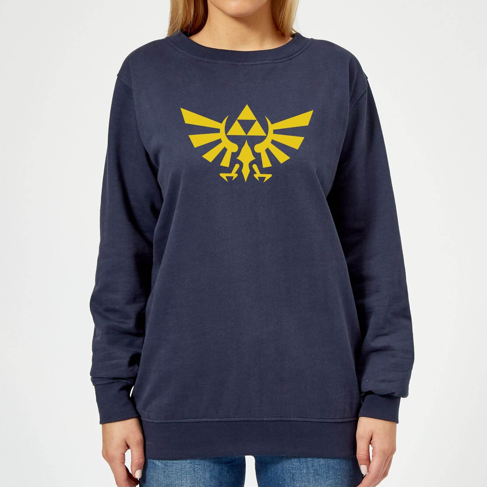 

Nintendo Legend Of Zelda Hyrule Women's Sweatshirt - Navy - M