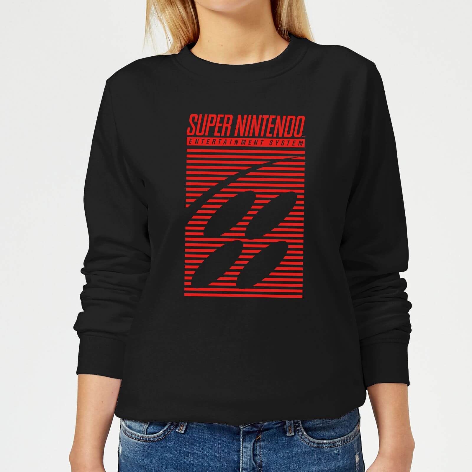 

Nintendo Retro Logo Women's Sweatshirt - Black - S