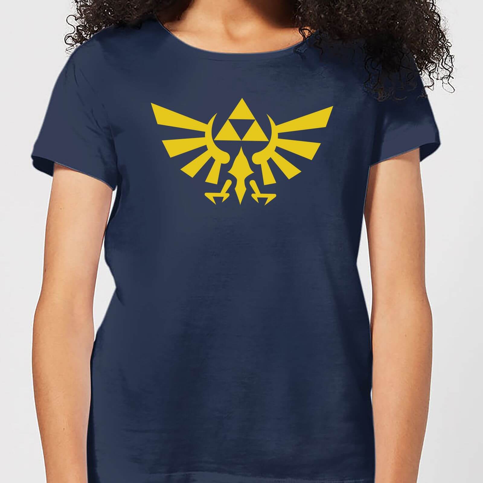 Nintendo Legend Of Zelda Hyrule Women's T-Shirt - Navy - S