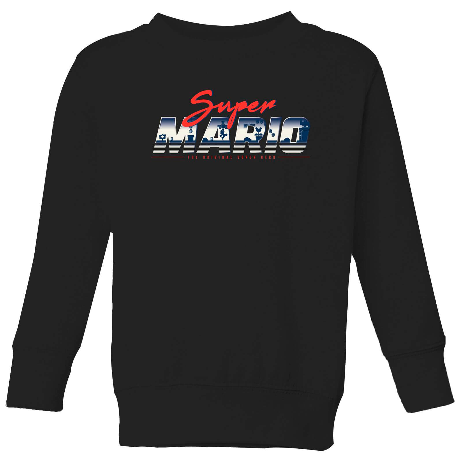 

Nintendo Super Mario Original 80s Hero Kids' Sweatshirt - Black - 5-6 ans