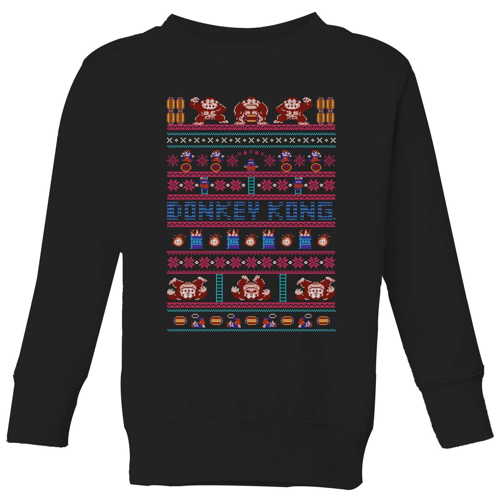 

Nintendo Donkey Kong Retro Black Kids' Christmas Sweatshirt - Black - 11-12 ans
