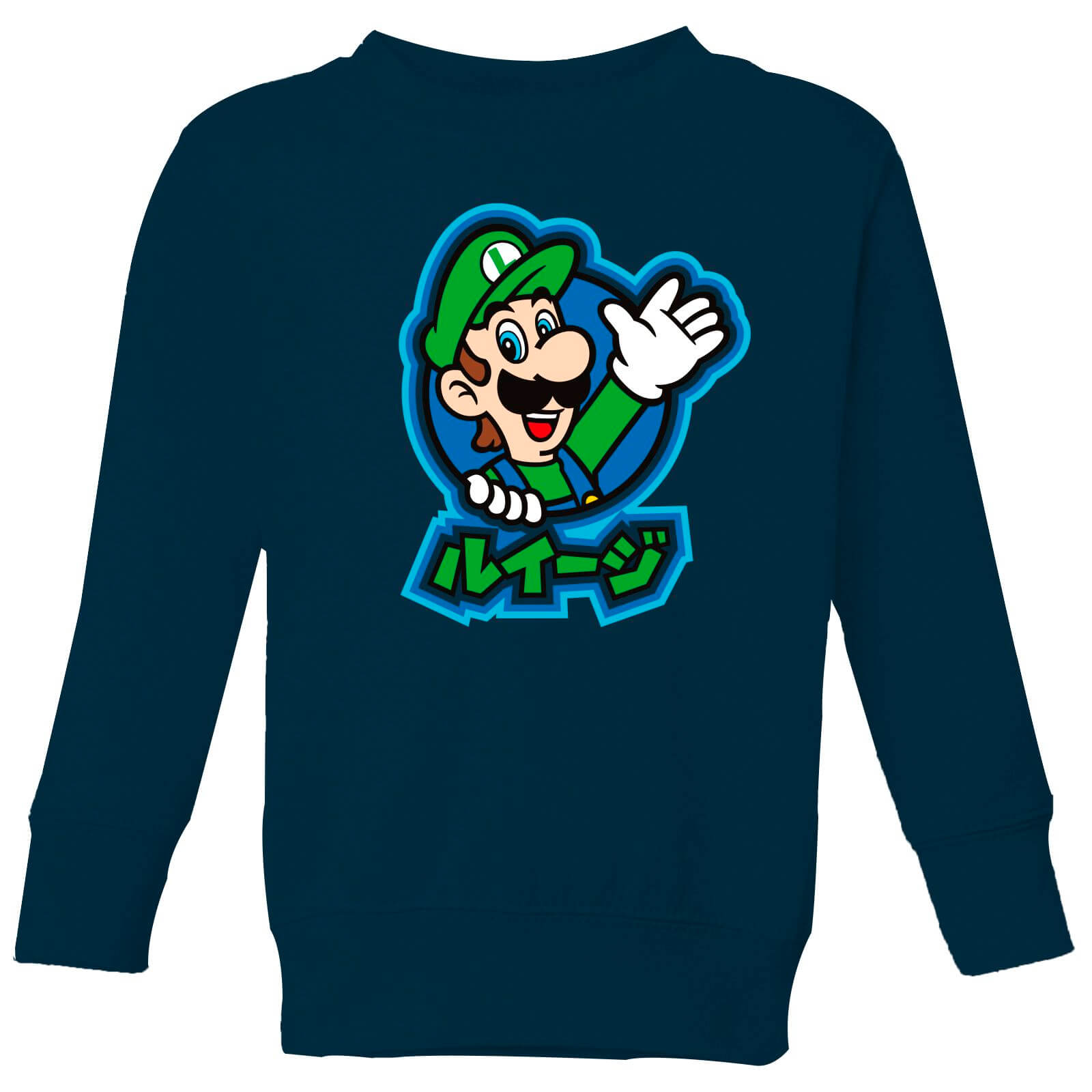 

Nintendo Super Mario Luigi Kanji Kids' Sweatshirt - Navy - 11-12 ans