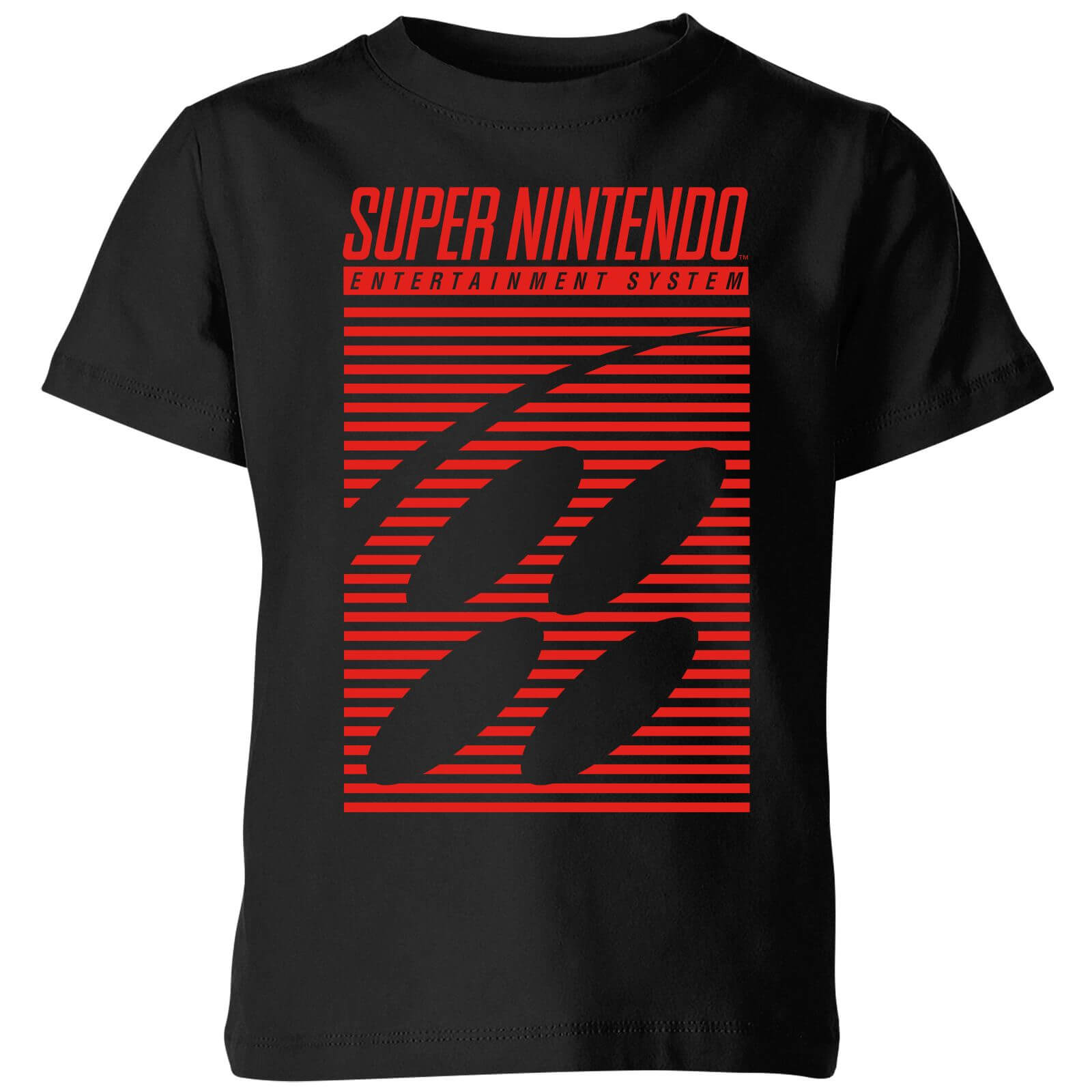 

Nintendo Retro Logo Kids' T-Shirt - Black - 3-4 ans