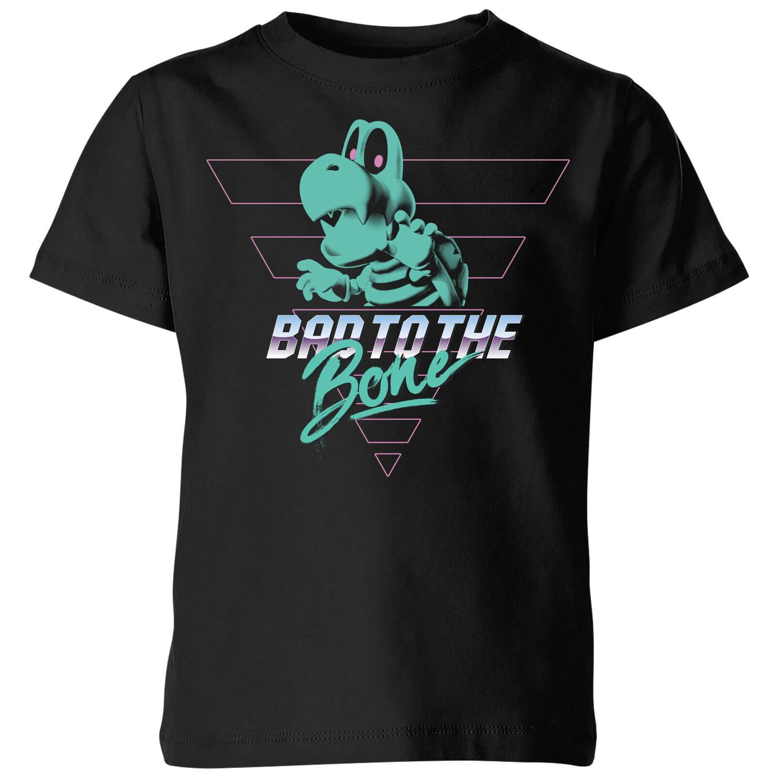 

Nintendo Super Mario Bad To The Bone Kids' T-Shirt - Black - 11-12 ans