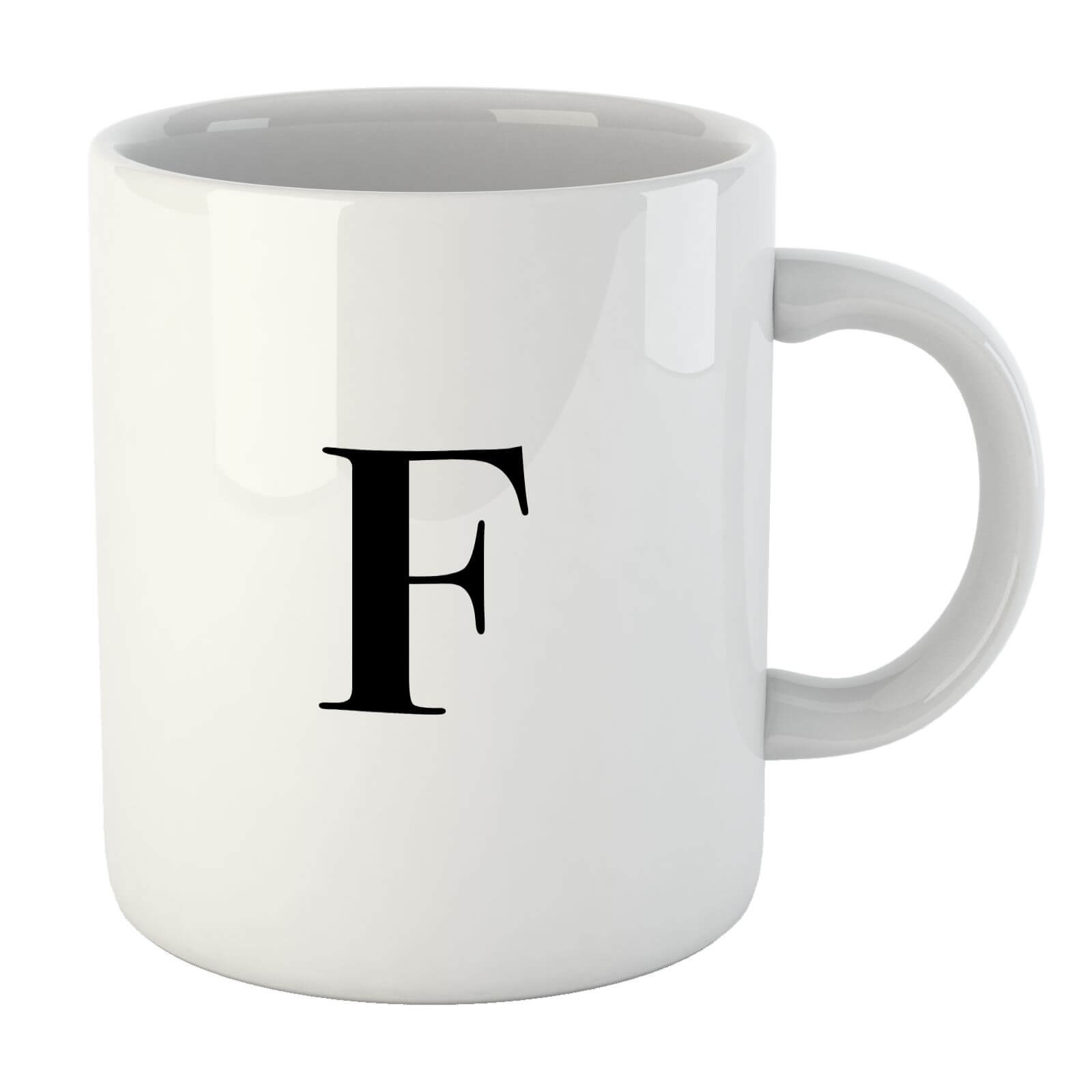 Bodoni Alphabet Mugs - F Mug