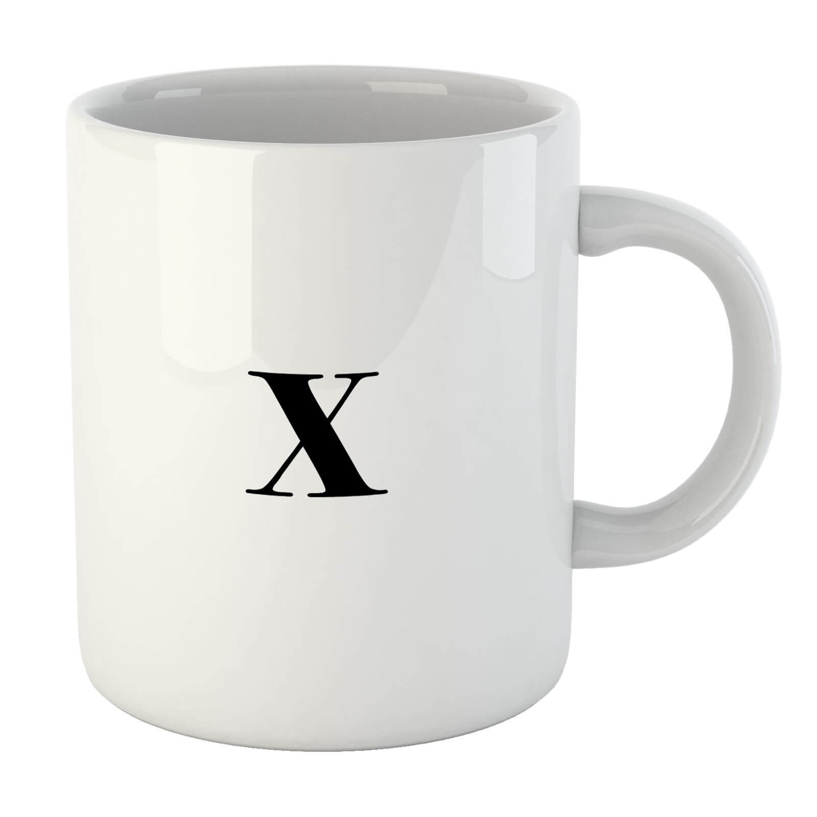 Bodoni Alphabet Mugs - X Mug