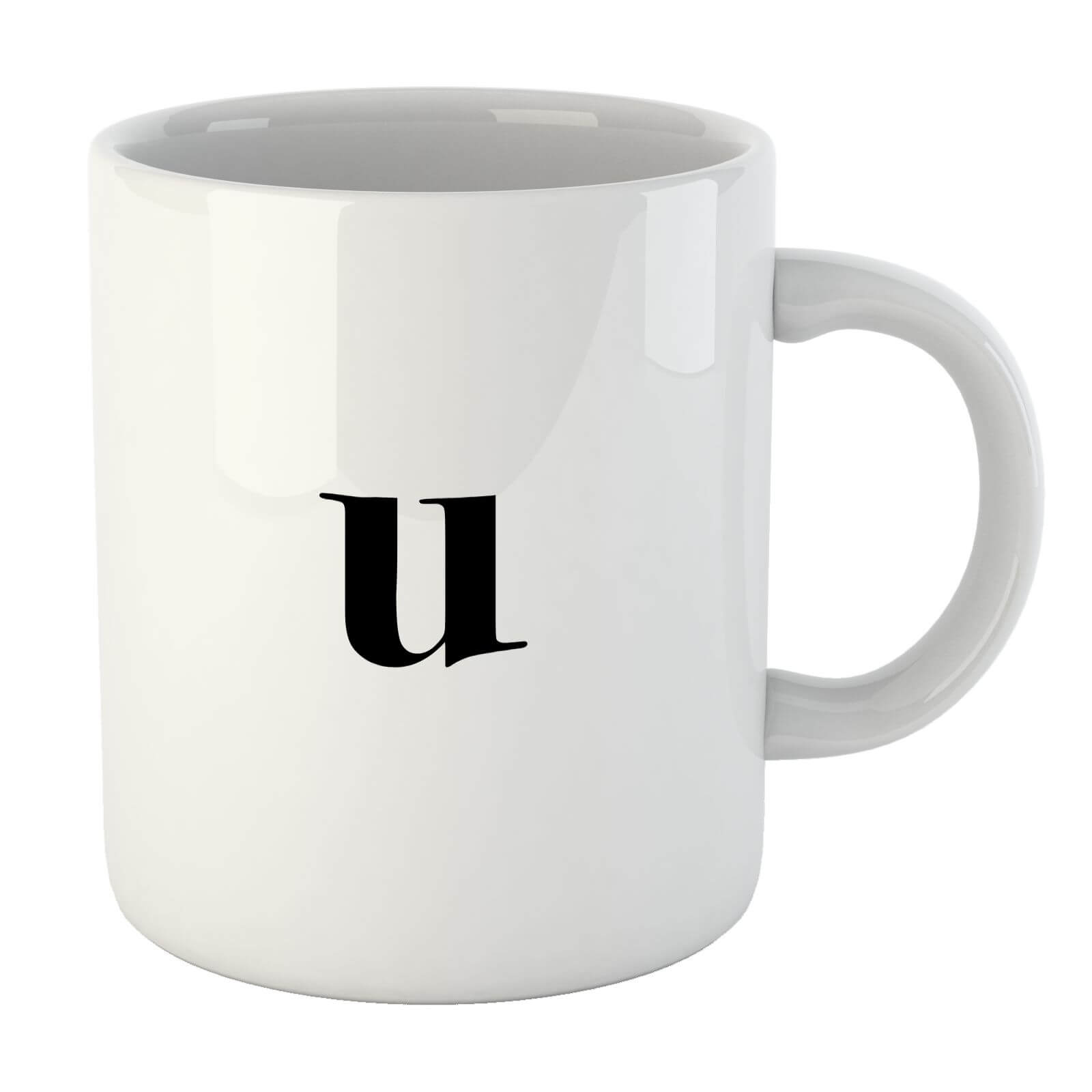 Bodoni Alphabet Mugs - U Mug
