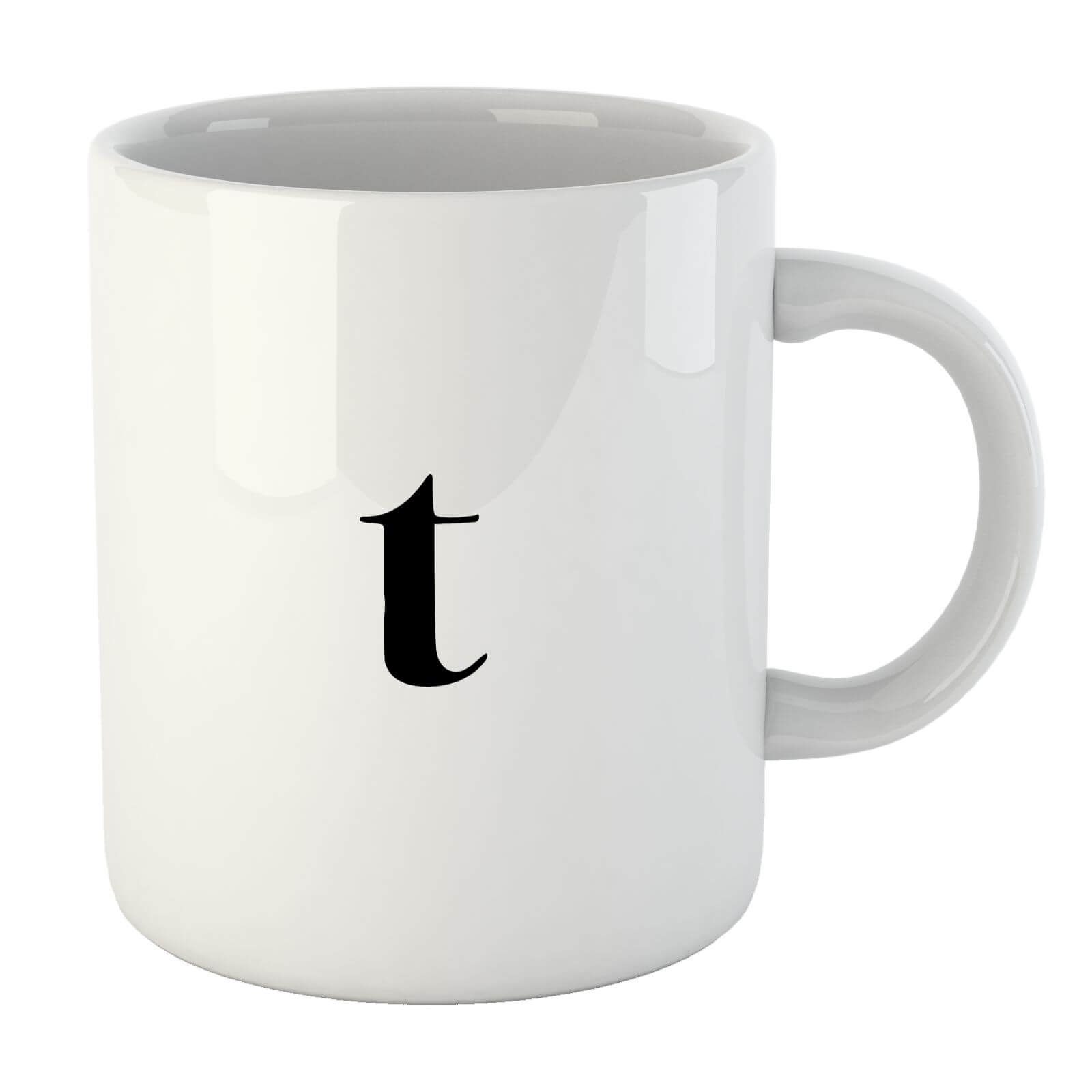 Bodoni Alphabet Mugs - T Mug