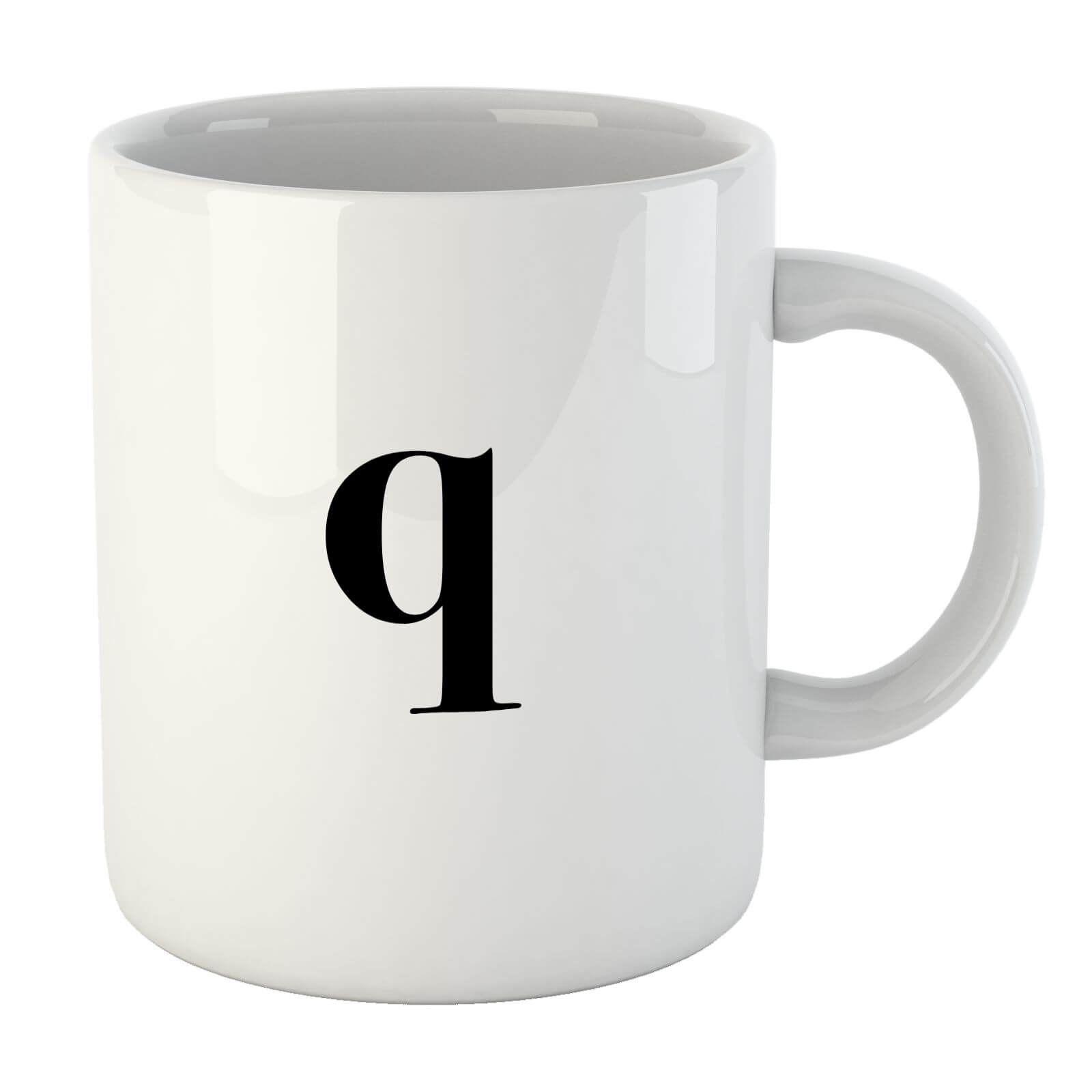 Bodoni Alphabet Mugs - Q Mug