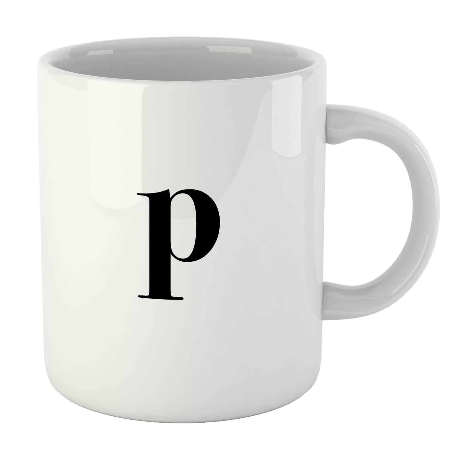 Bodoni Alphabet Mugs - P Mug