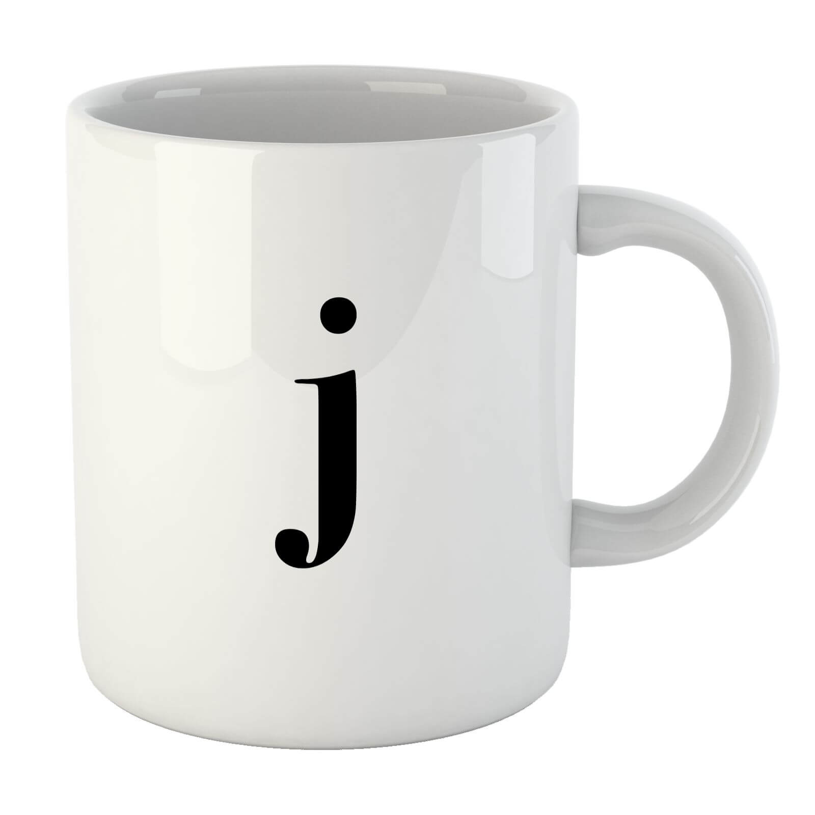 Bodoni Alphabet Mugs - J Mug