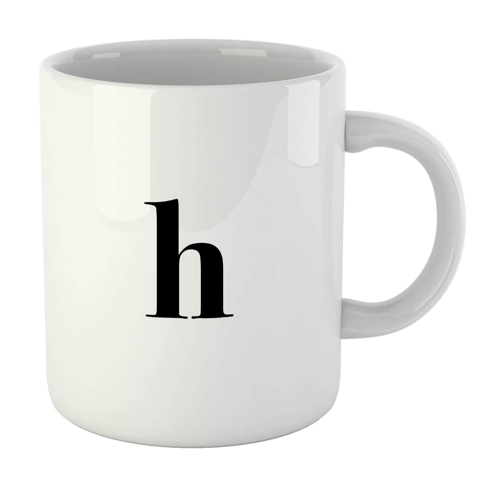 Bodoni Alphabet Mugs - H Mug