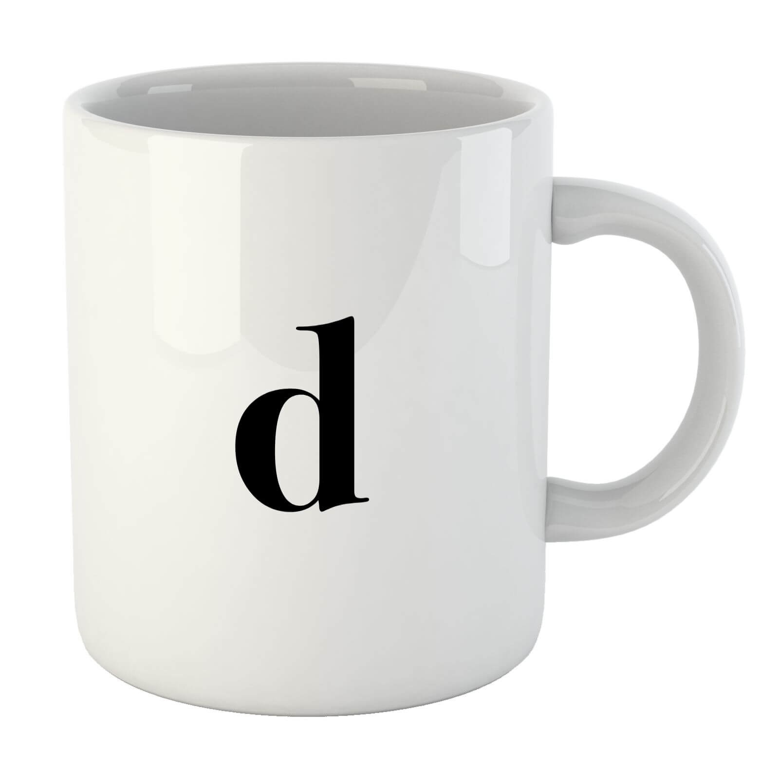 Bodoni Alphabet Mugs - D Mug