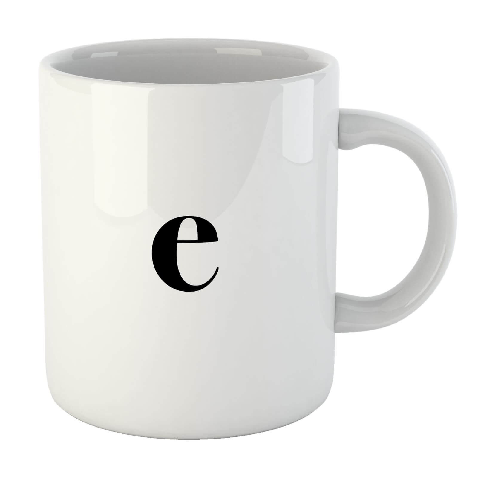 Bodoni Alphabet Mugs - E Mug