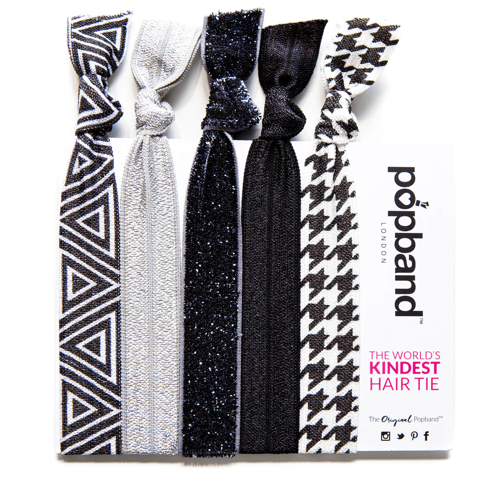 

Резинки для волос Popband London Working Girl Hair Ties — набор