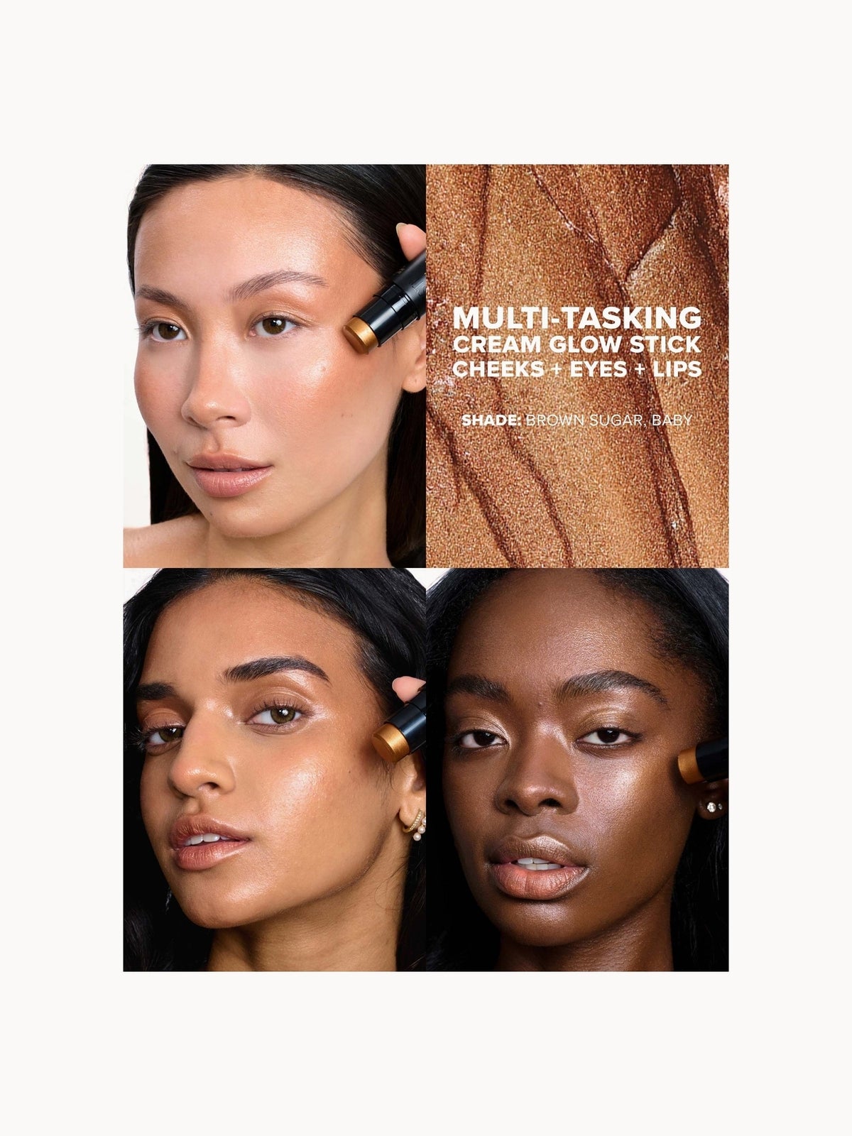 NUDESTIX Nudies Glow All Over Face Highlight Colour 8g (Various Shades) - Brown Sugar, Baby 2
