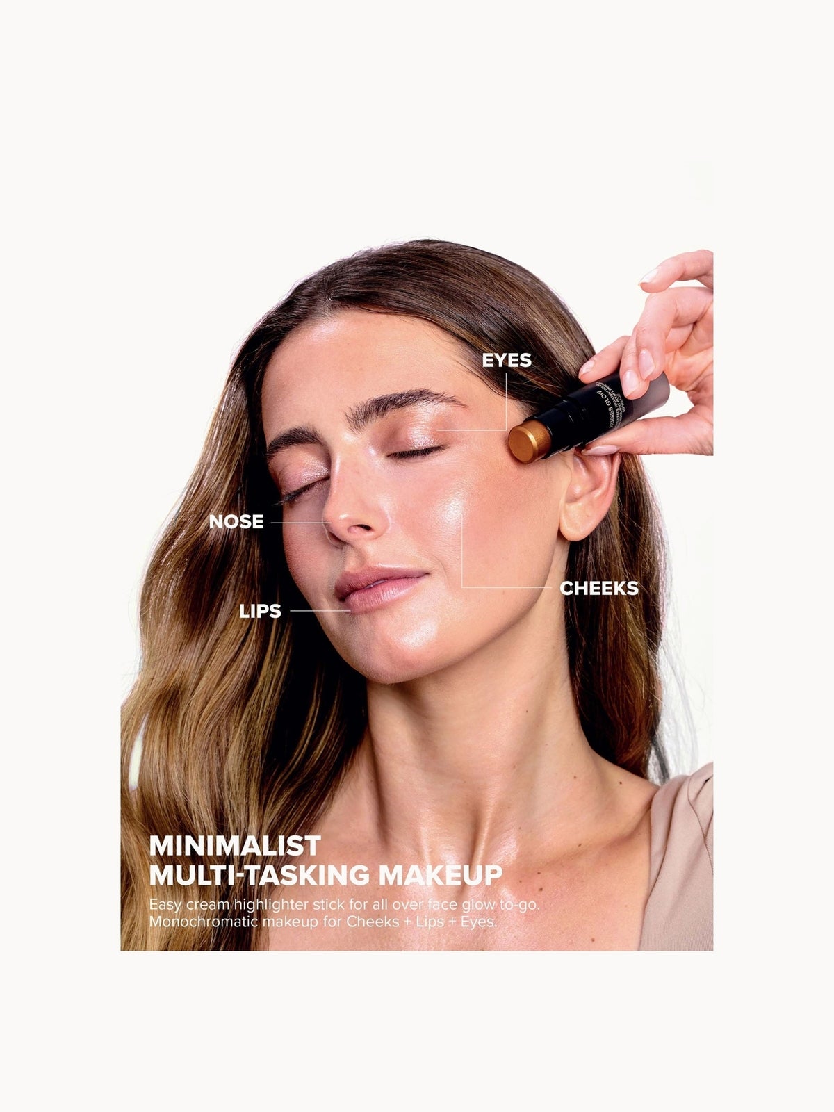 NUDESTIX Nudies Glow All Over Face Highlight Colour 8g (Various Shades) - Brown Sugar, Baby 3