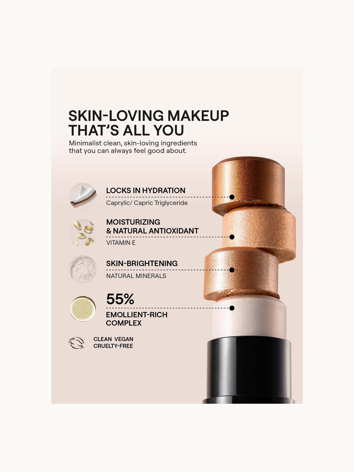 NUDESTIX Nudies Glow All Over Face Highlight Colour 8g (Various Shades) - Hey, Honey 4