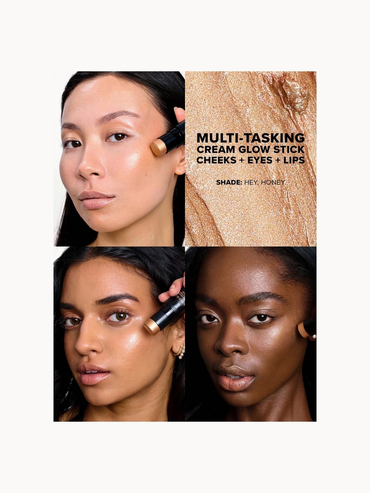NUDESTIX Nudies Glow All Over Face Highlight Colour 8g (Various Shades) - Hey, Honey 2