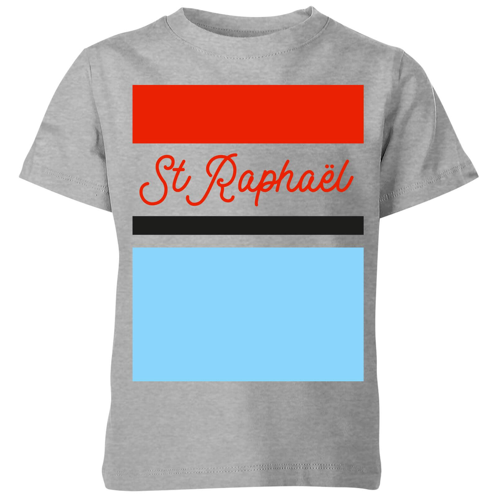 Summit Finish St Raphael Kids' T-Shirt - Grey - 3-4 Years - Grey