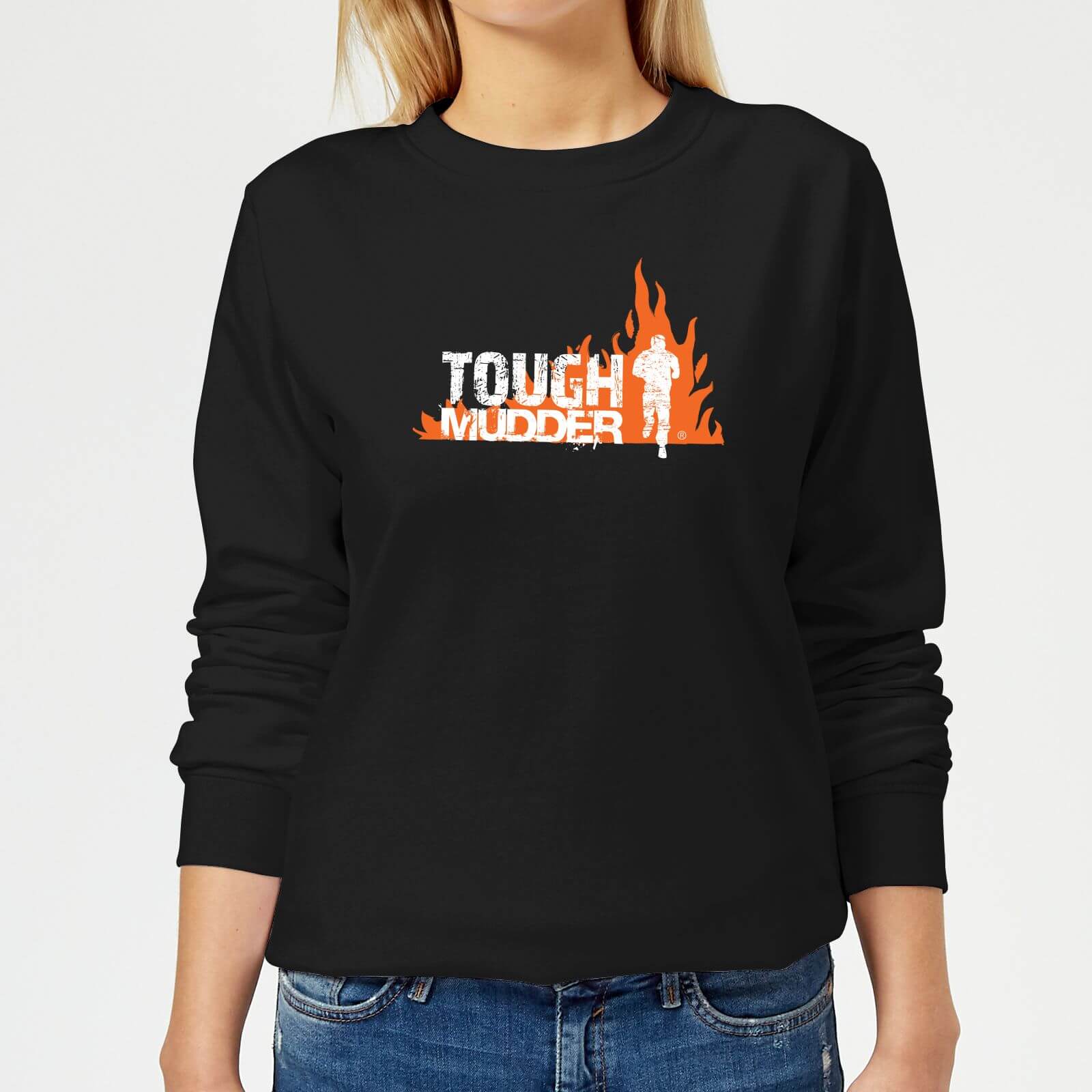Tough Mudder Logo Women's Sweatshirt - Black - XS - Black