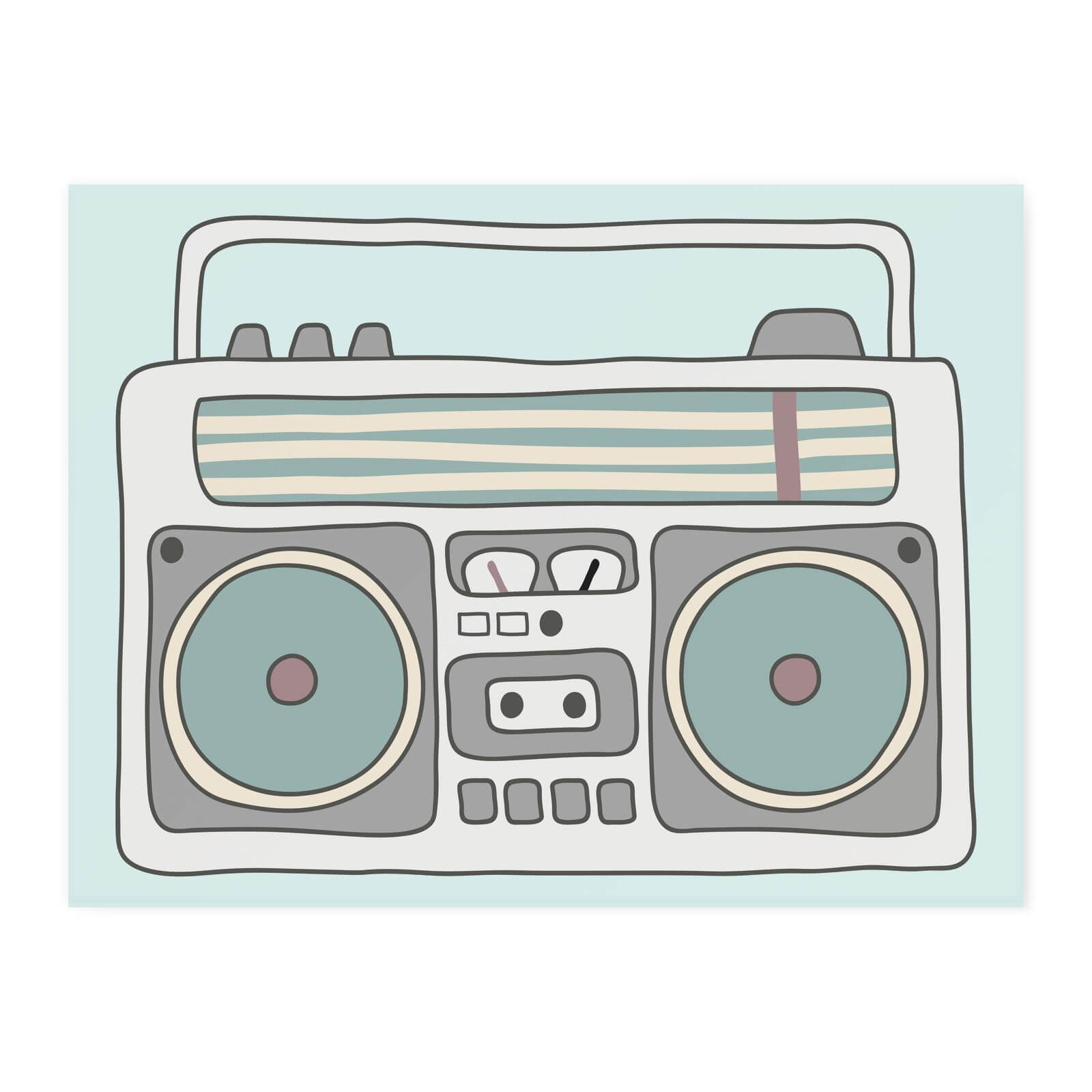 Retro Chopping Board Boombox Chopping Board