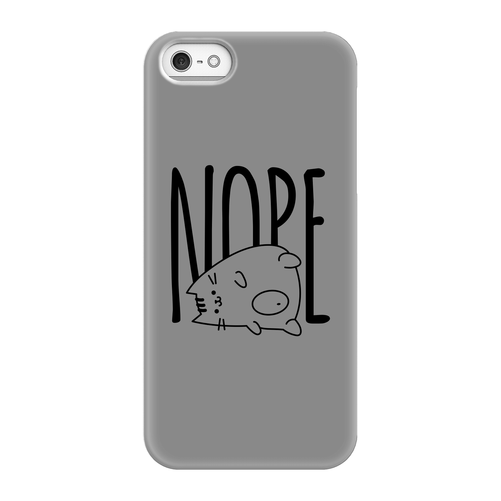 Nope Phone Case for iPhone and Android - iPhone 5/5s - Snap Case - Matte