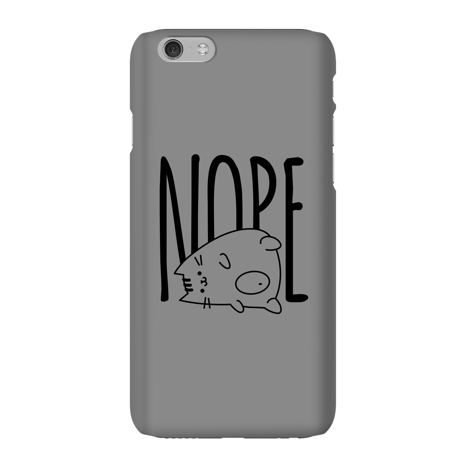 Nope Phone Case for iPhone and Android - iPhone 6 - Snap Case - Matte