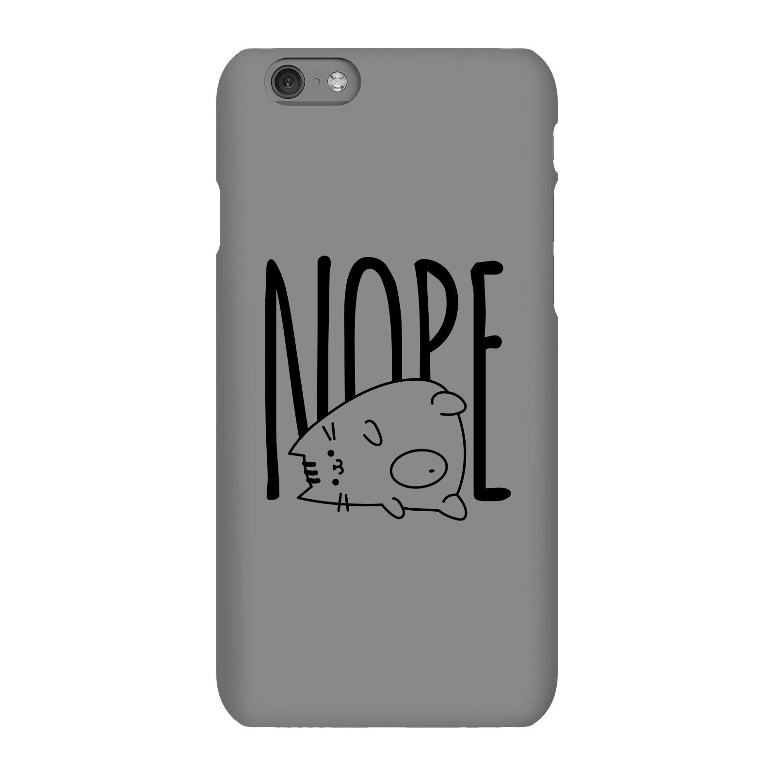 Nope Phone Case for iPhone and Android - iPhone 6S - Snap Case - Matte