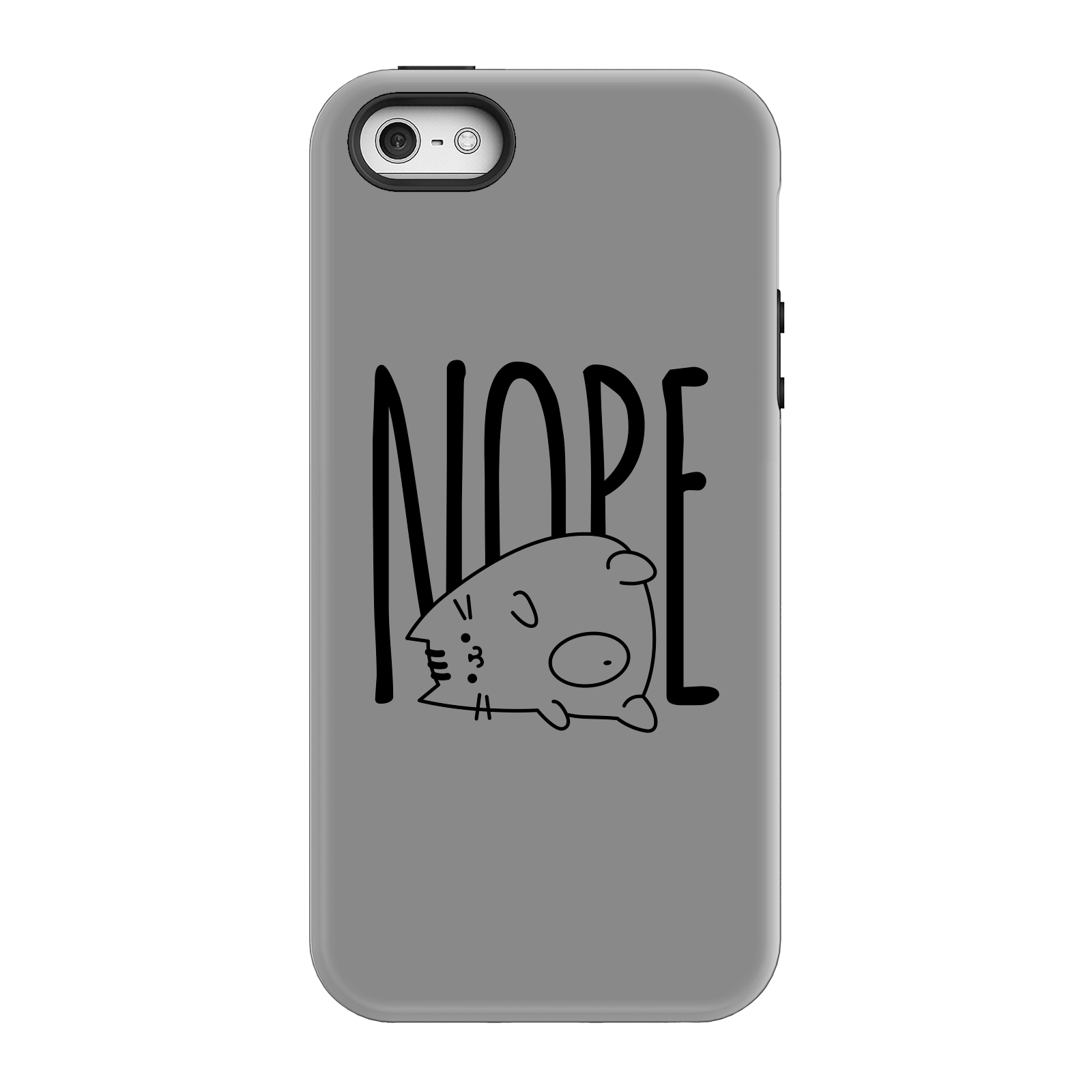 Nope Phone Case for iPhone and Android - iPhone 5/5s - Tough Case - Matte
