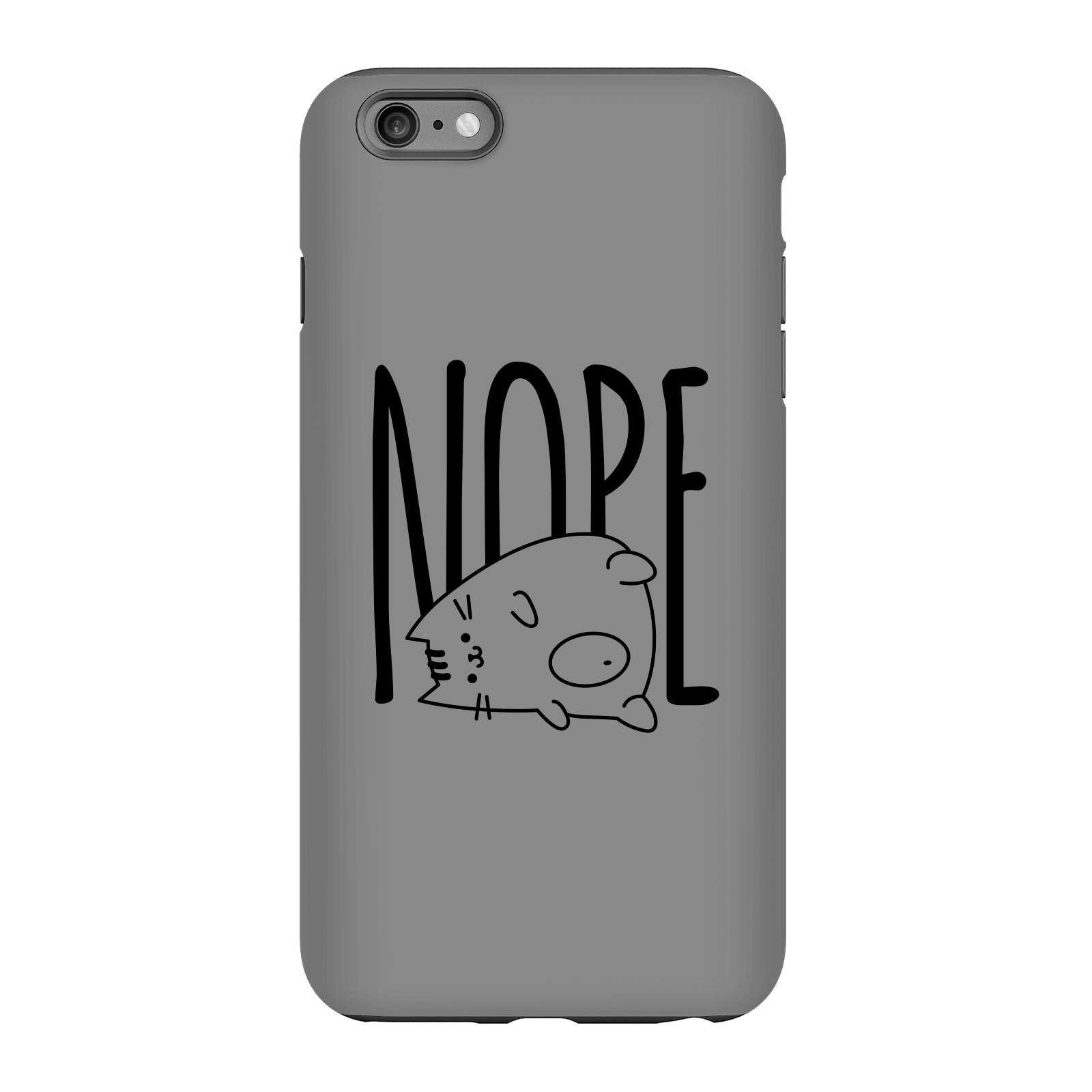 Nope Phone Case for iPhone and Android - iPhone 6 Plus - Tough Case - Matte
