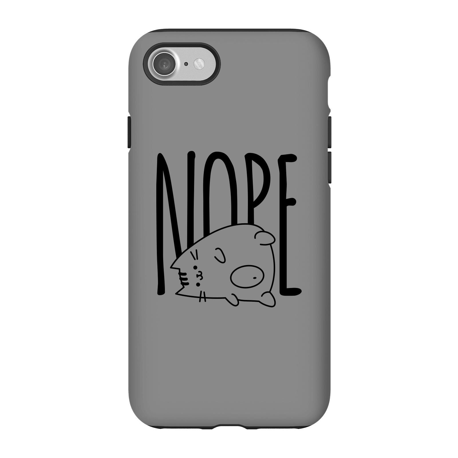 Nope Phone Case for iPhone and Android - iPhone 7 - Tough Case - Matte